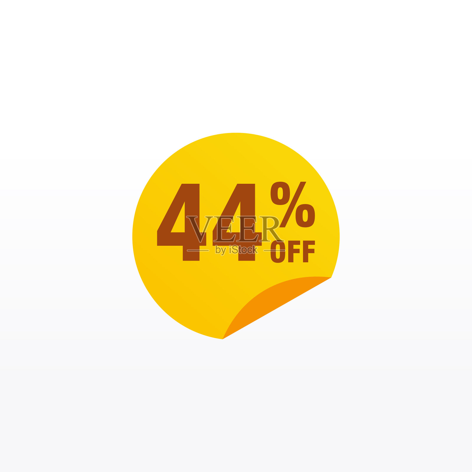 44个折扣销售徽章用于标签贴纸设计元素图片