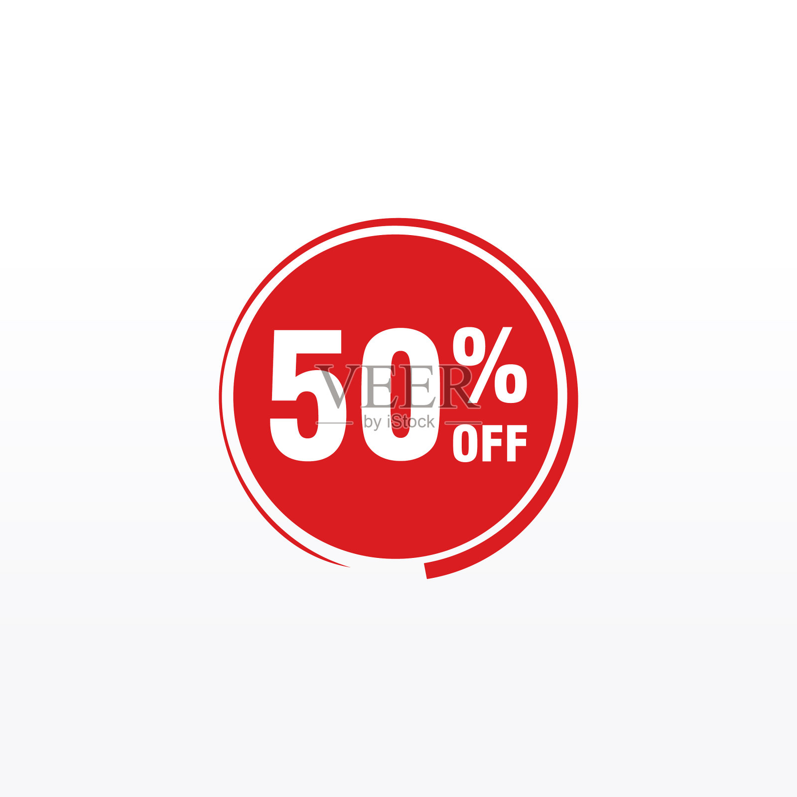 50个折扣销售徽章用于标签贴纸设计元素图片