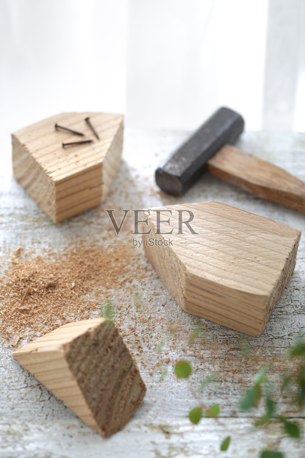 DIY木工工具和木材照片摄影图片