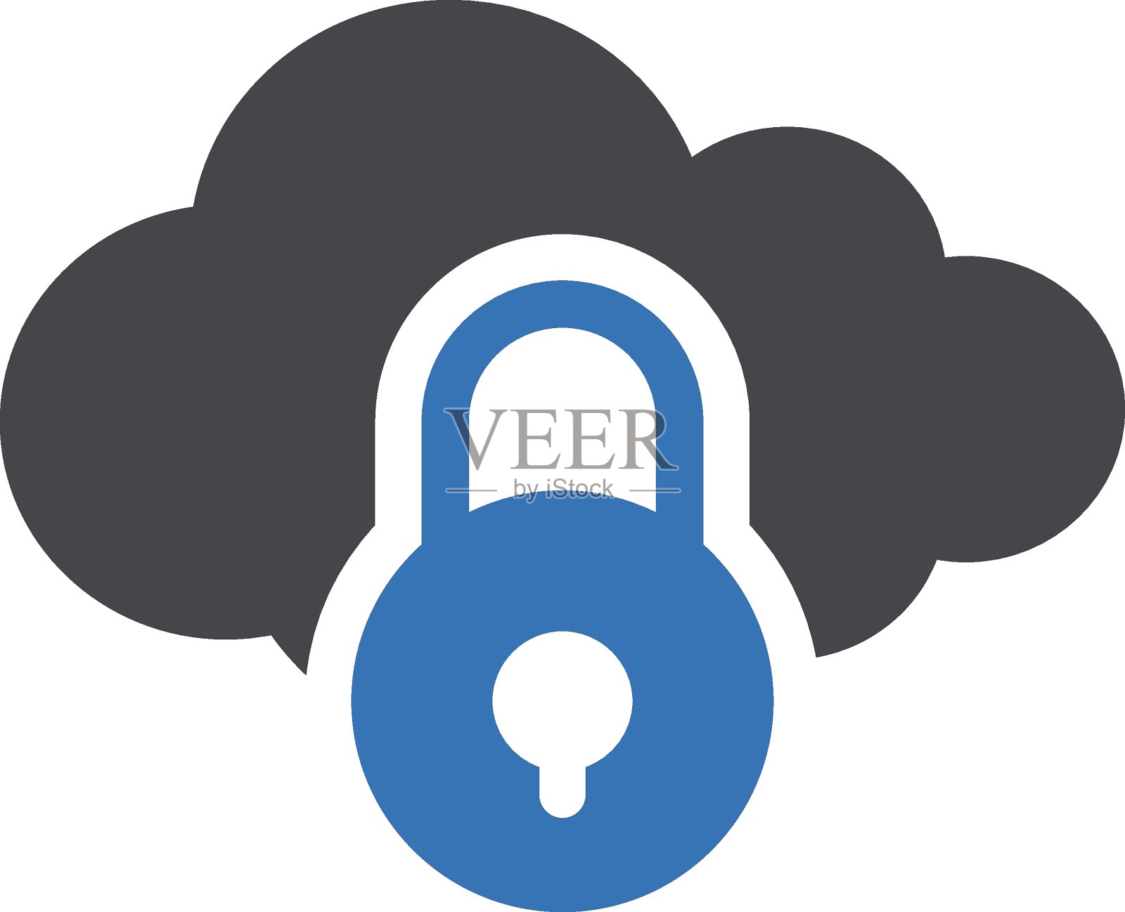 锁插画图片素材