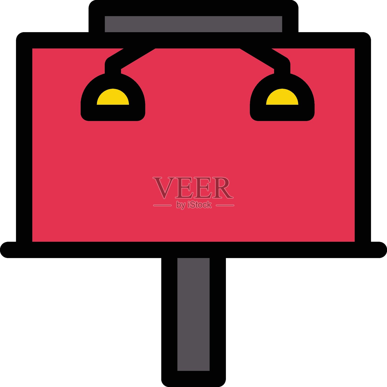 广告牌插画图片素材