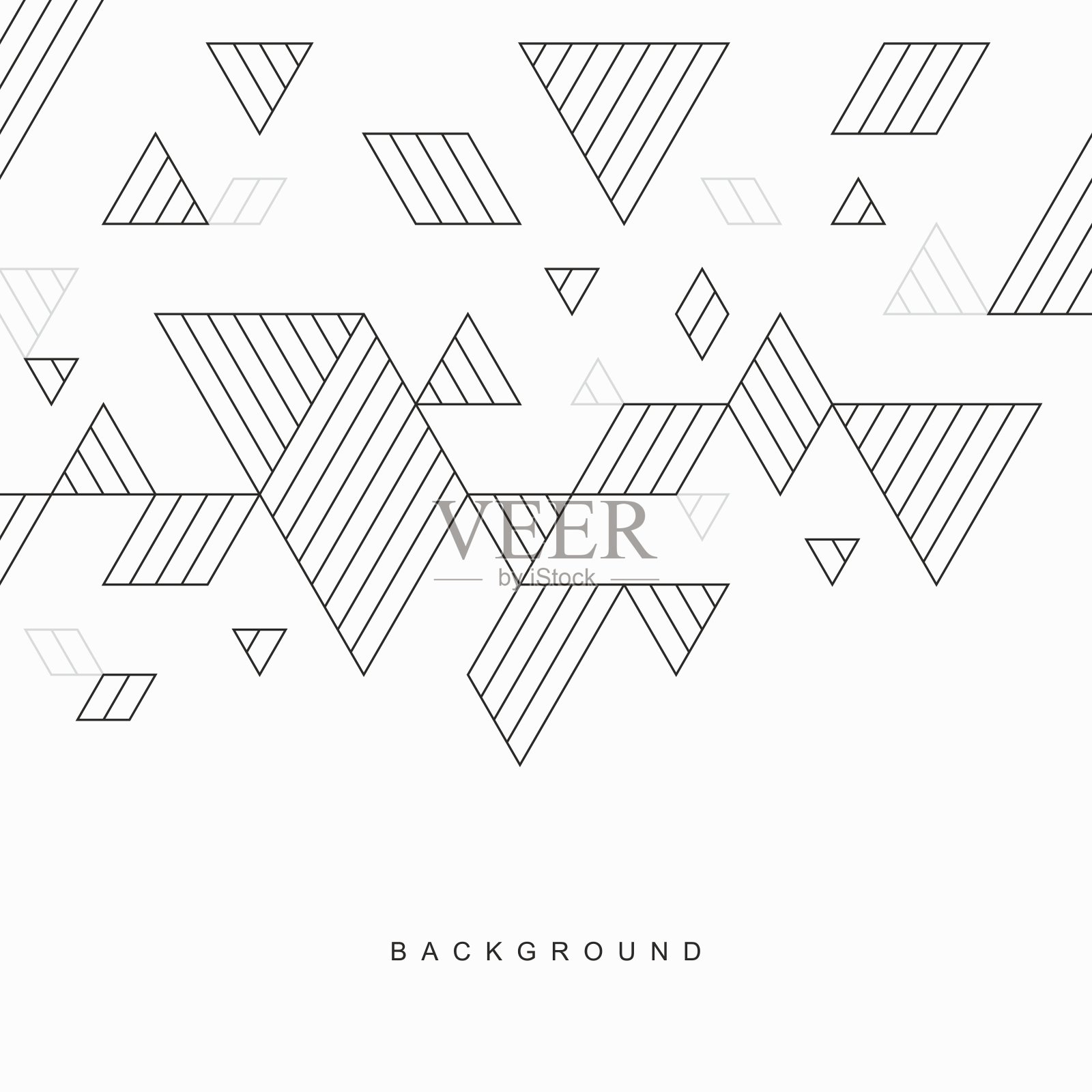 抽象几何技术背景。向量的创意设计。插画图片素材