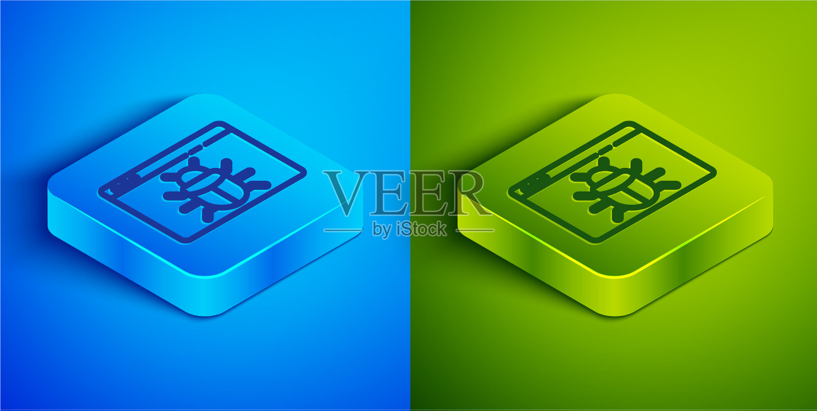 等距线系统错误概念图标隔离图标素材