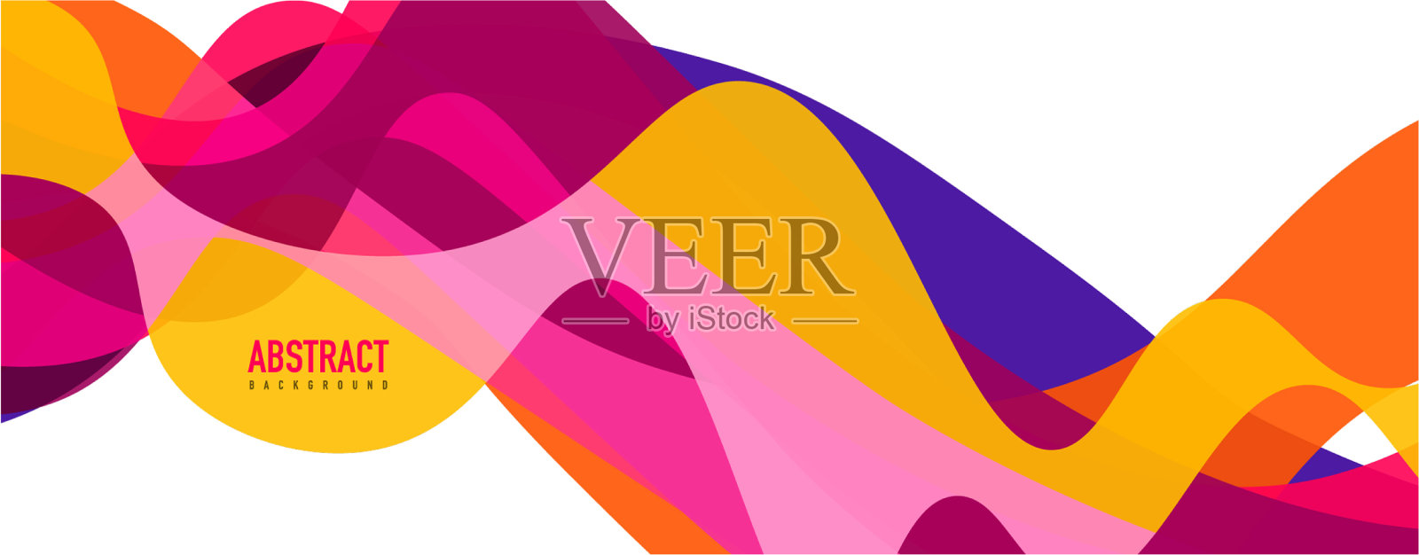 流体波彩色抽象背景动态插画图片素材