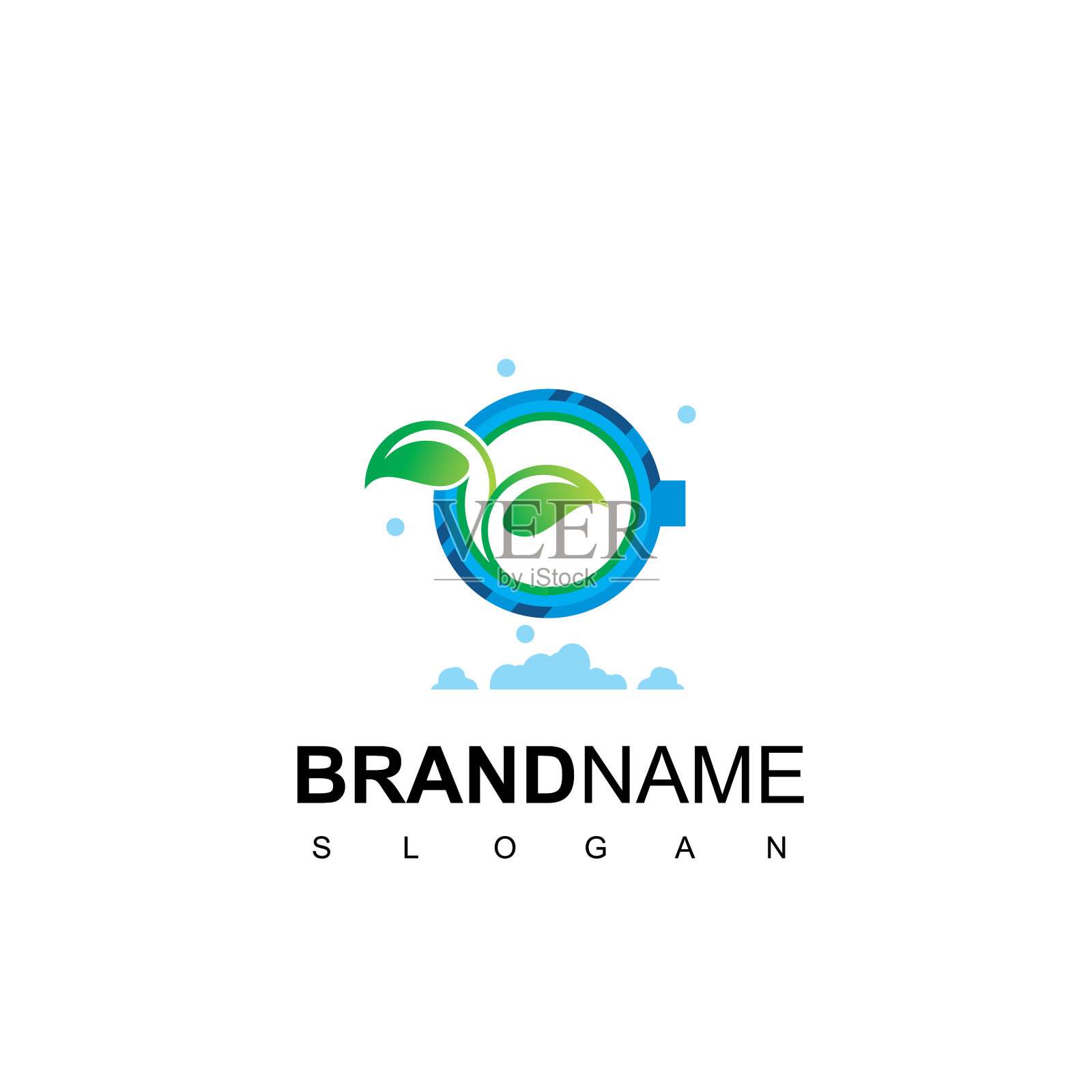 洗衣标志设计灵感插画图片素材