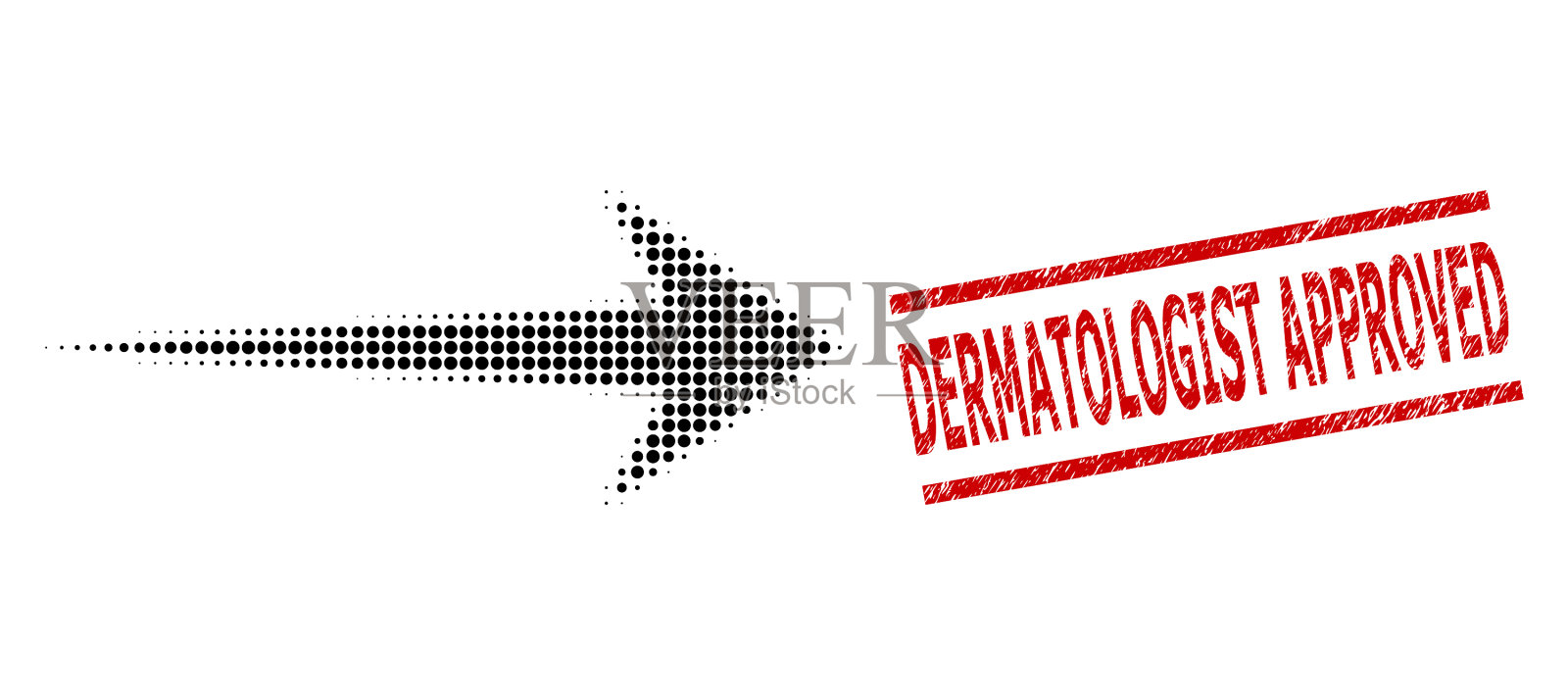 垃圾皮肤科医生批准的邮票和半色调插画图片素材