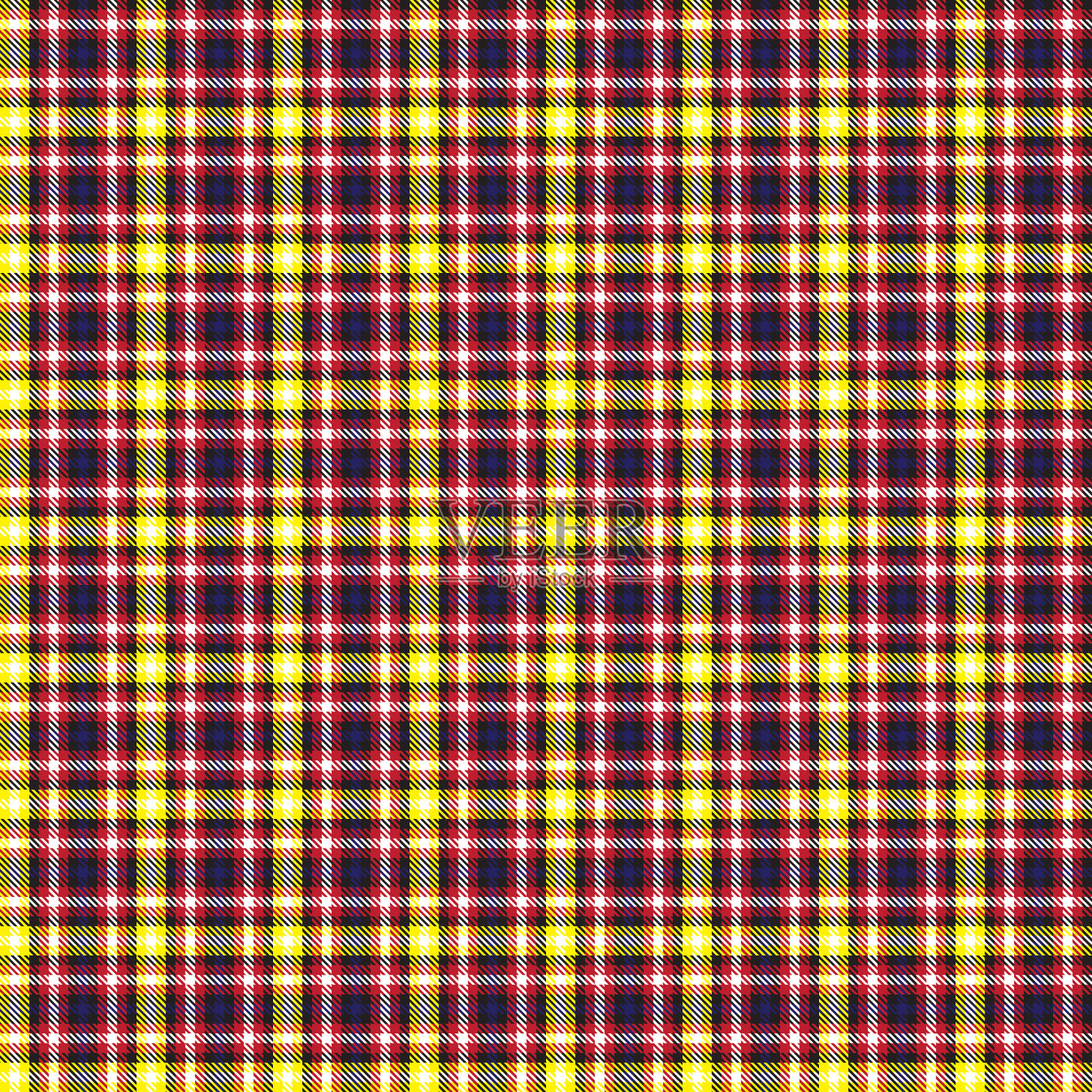 红格伦格子纹理无缝图案插画图片素材