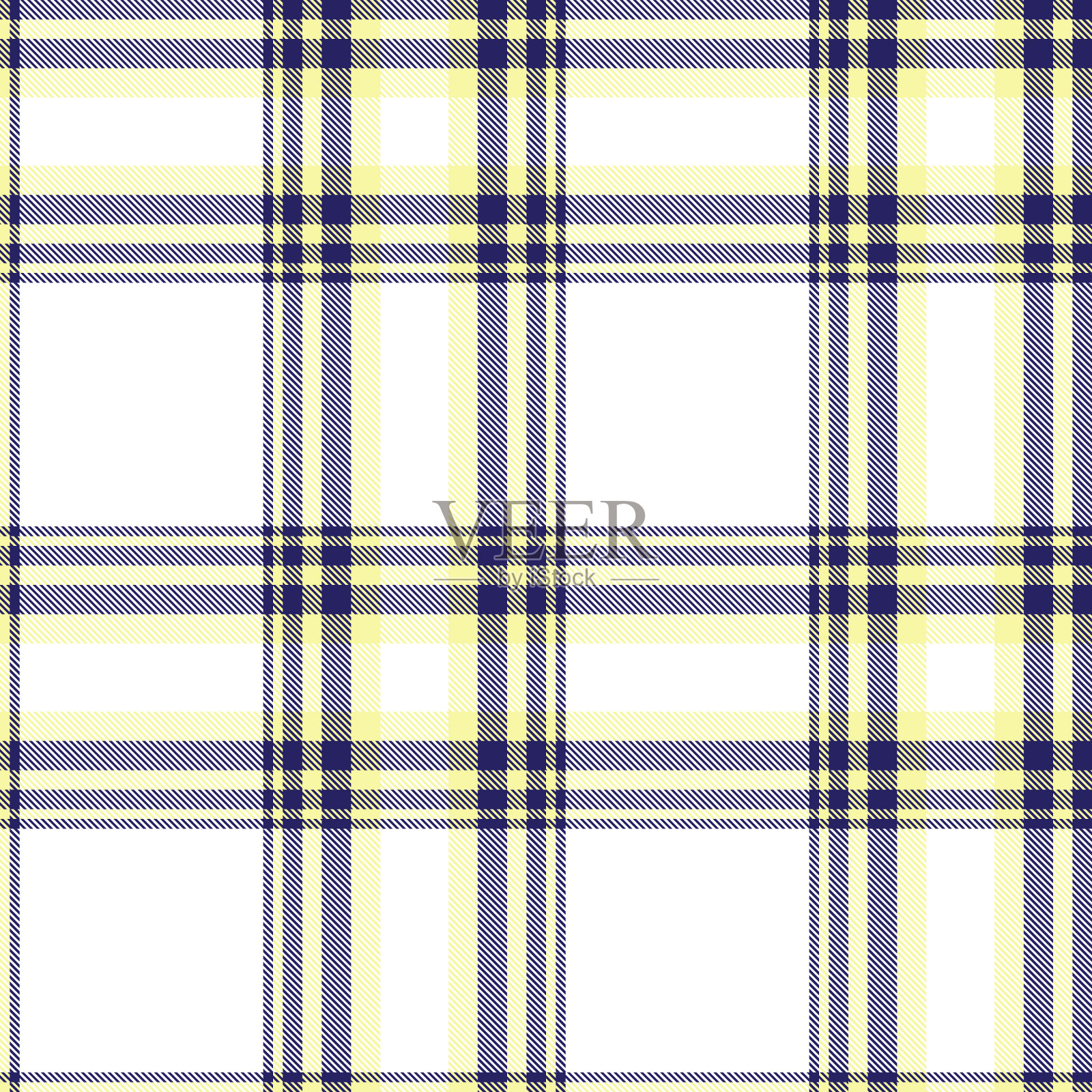 黄色格纹纹理无缝图案插画图片素材