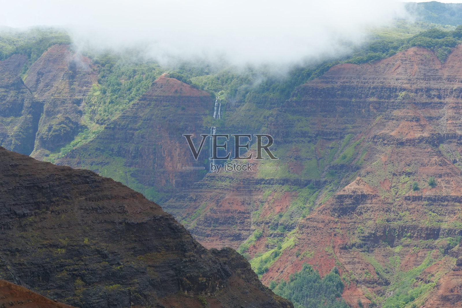 位于夏威夷瓦胡岛国家公园内的山脉照片摄影图片