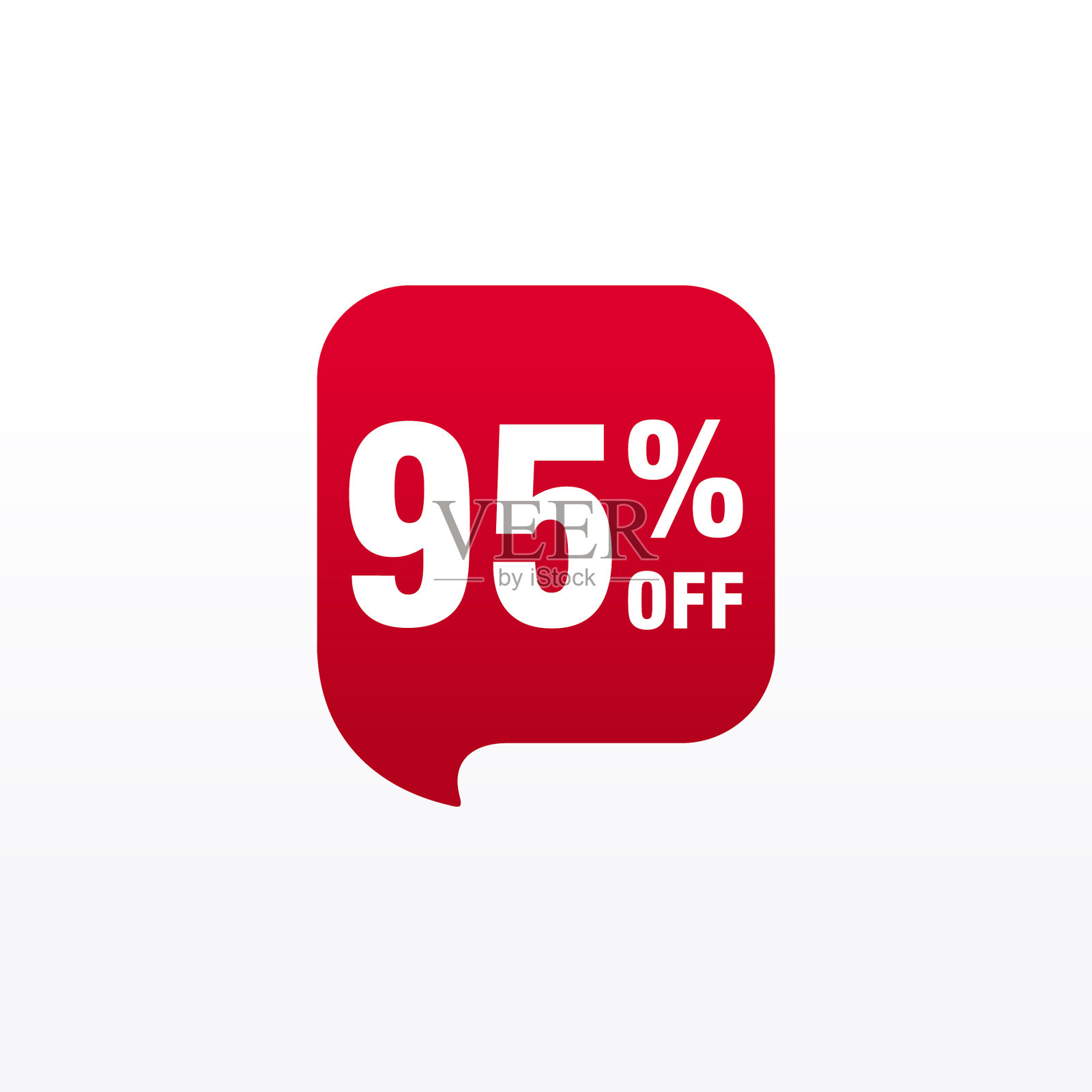 95个折扣销售徽章用于标签贴纸设计元素图片