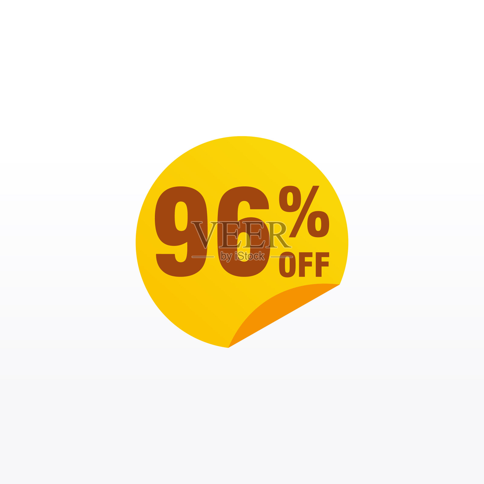 96个折扣销售徽章用于标签贴纸设计元素图片