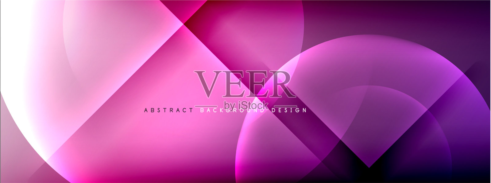 抽象背景-圆和十字上插画图片素材