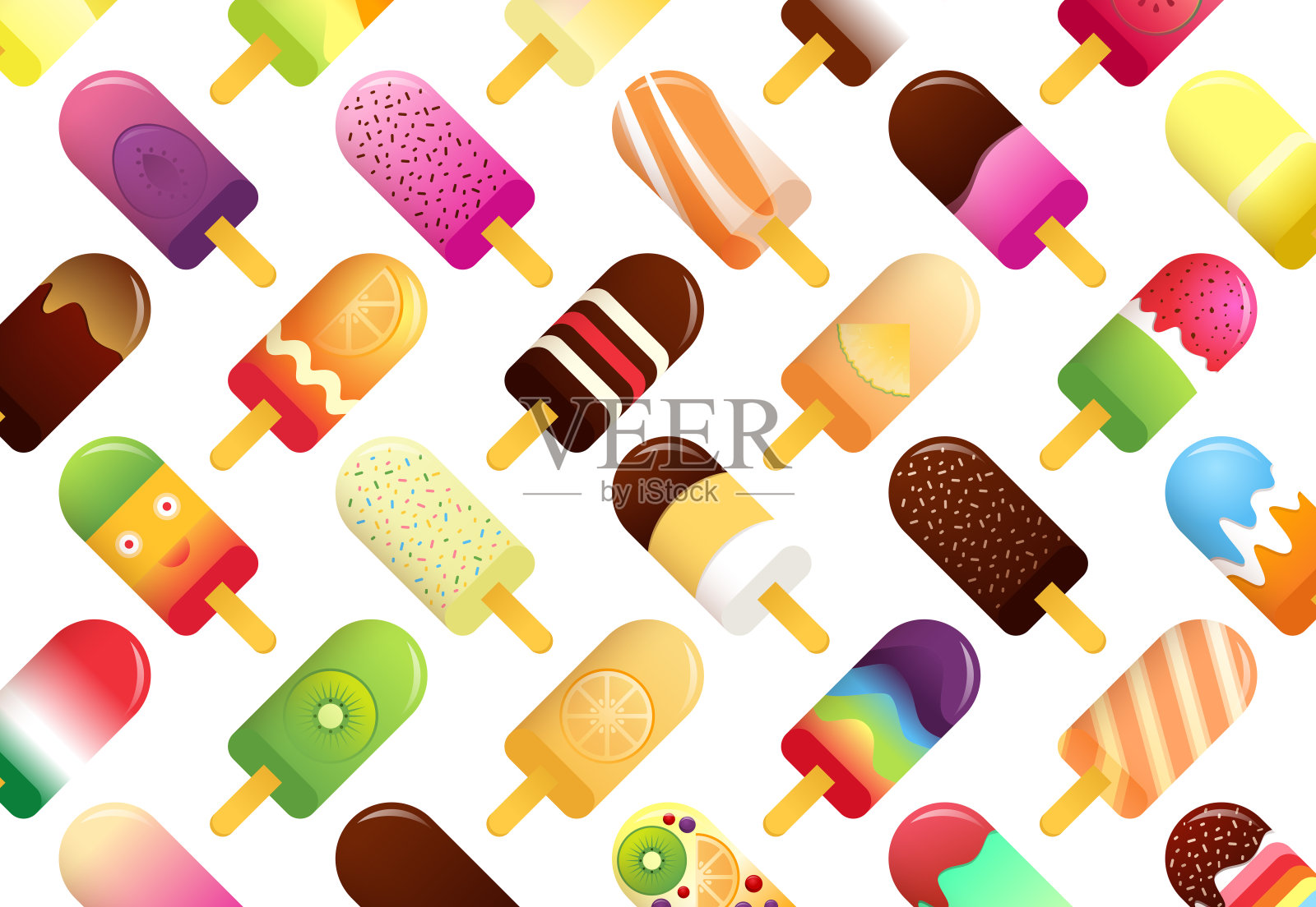 冰淇淋夏季插画插画图片素材