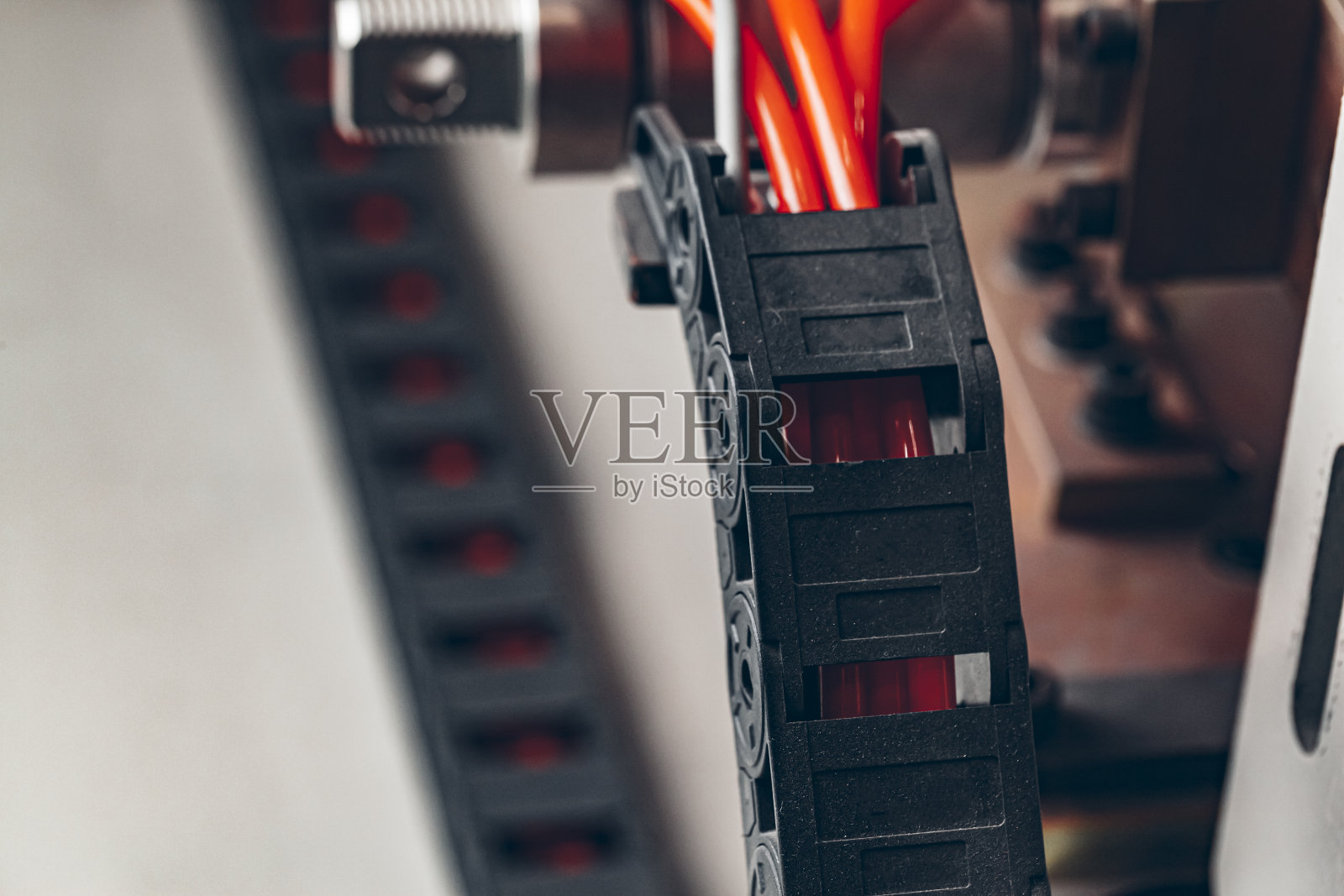 电缆厂生产设备的关闭照片摄影图片