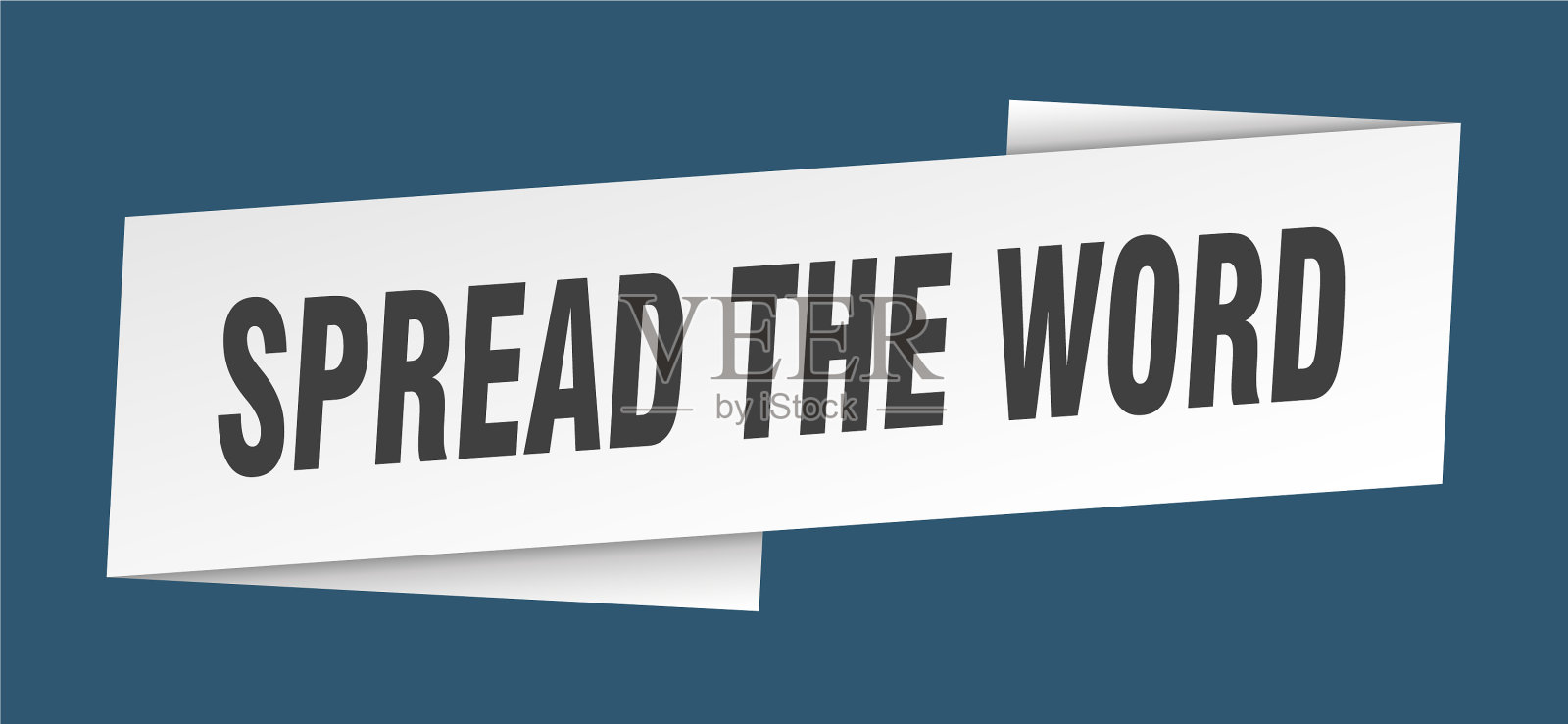 传播文字横幅模板丝带标签标志插画图片素材