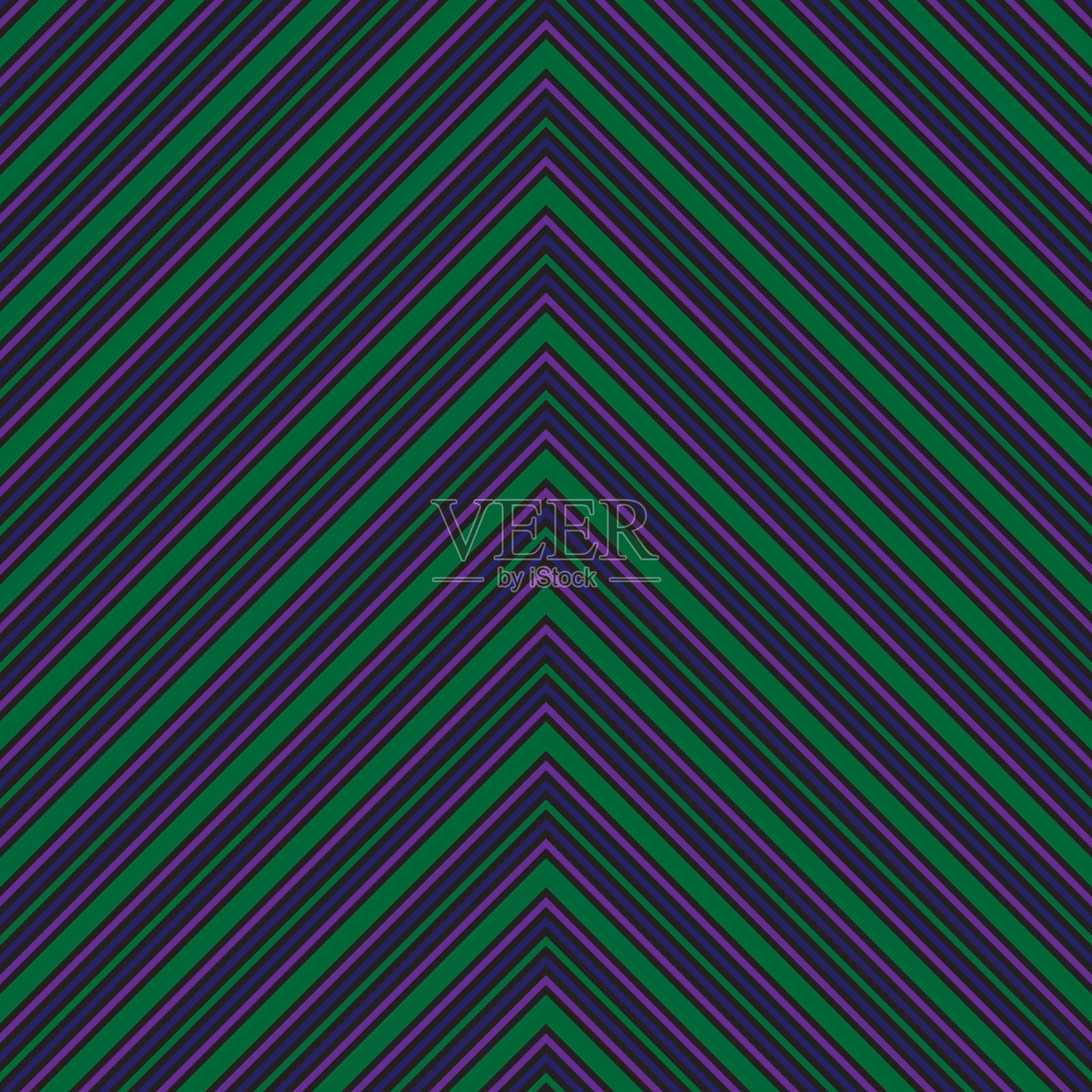 紫色人字形斜条纹无缝图案插画图片素材