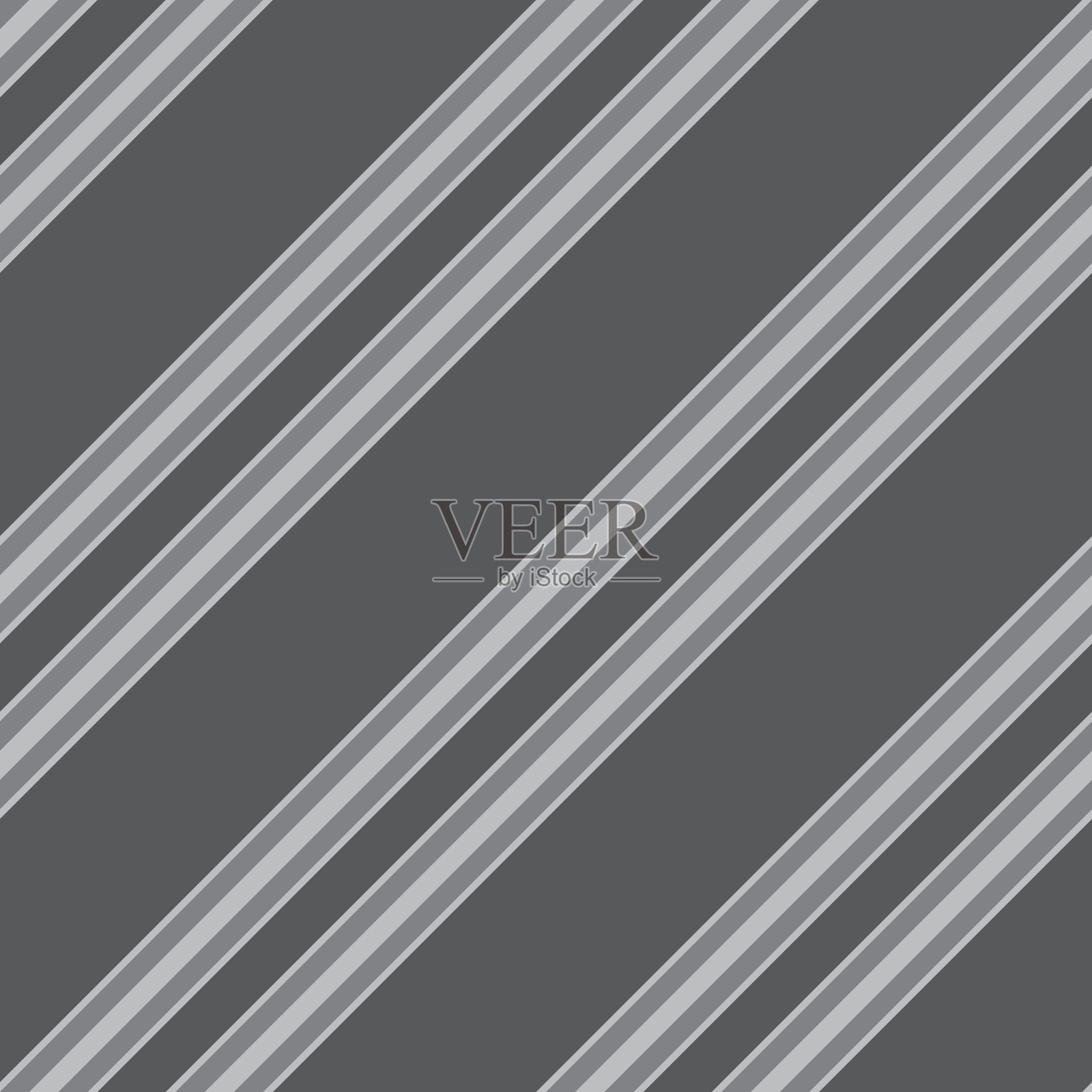 灰色条纹无缝图案背景中插画图片素材