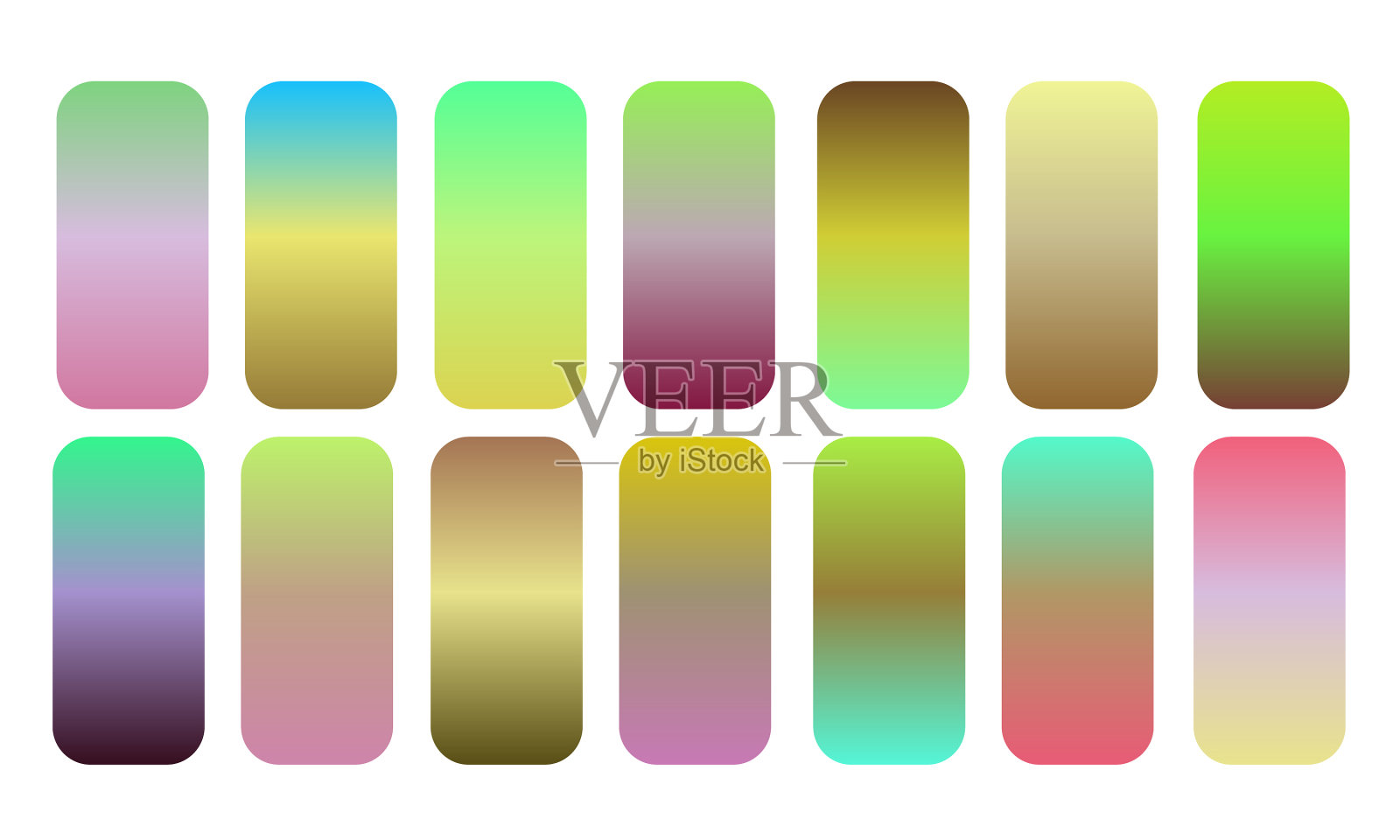 设置蓝色渐变和蓝色背景集合插画图片素材