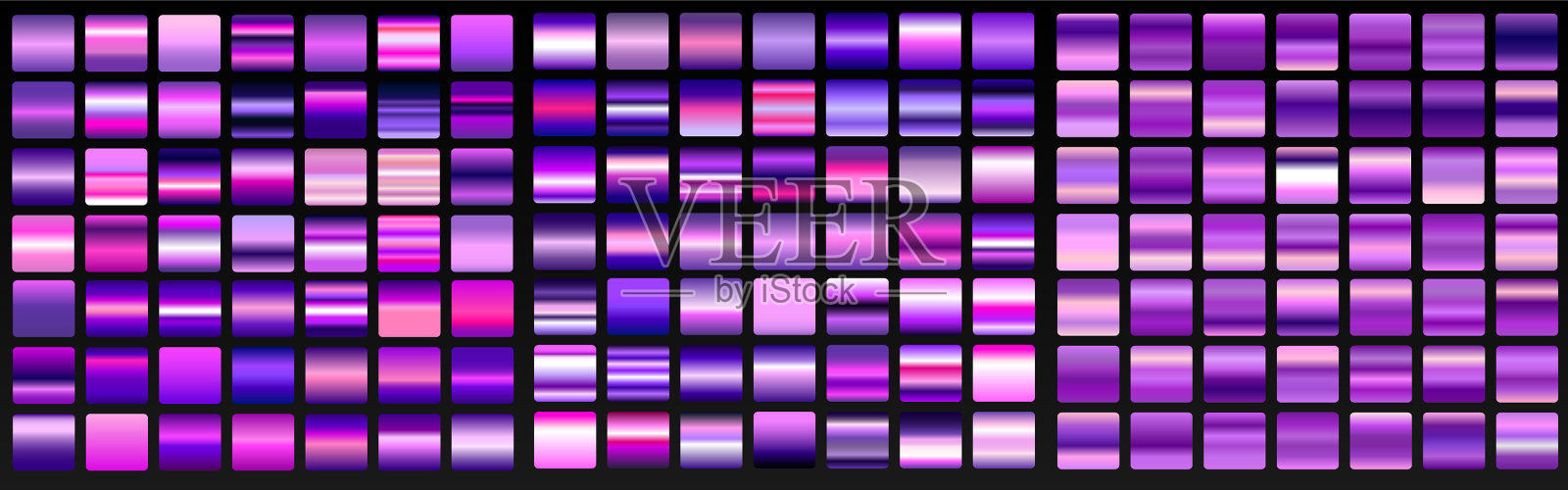 设置蓝色渐变和蓝色背景集合插画图片素材