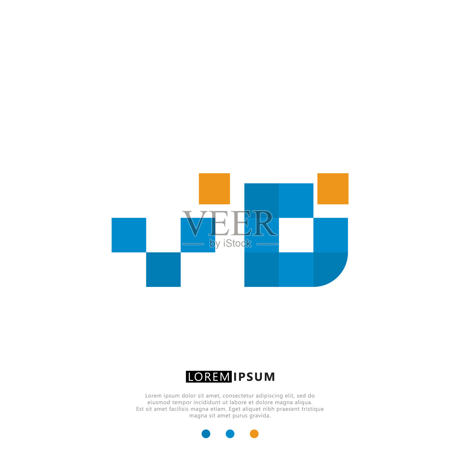 Vd或dv标识字母初始设计模板插画图片素材