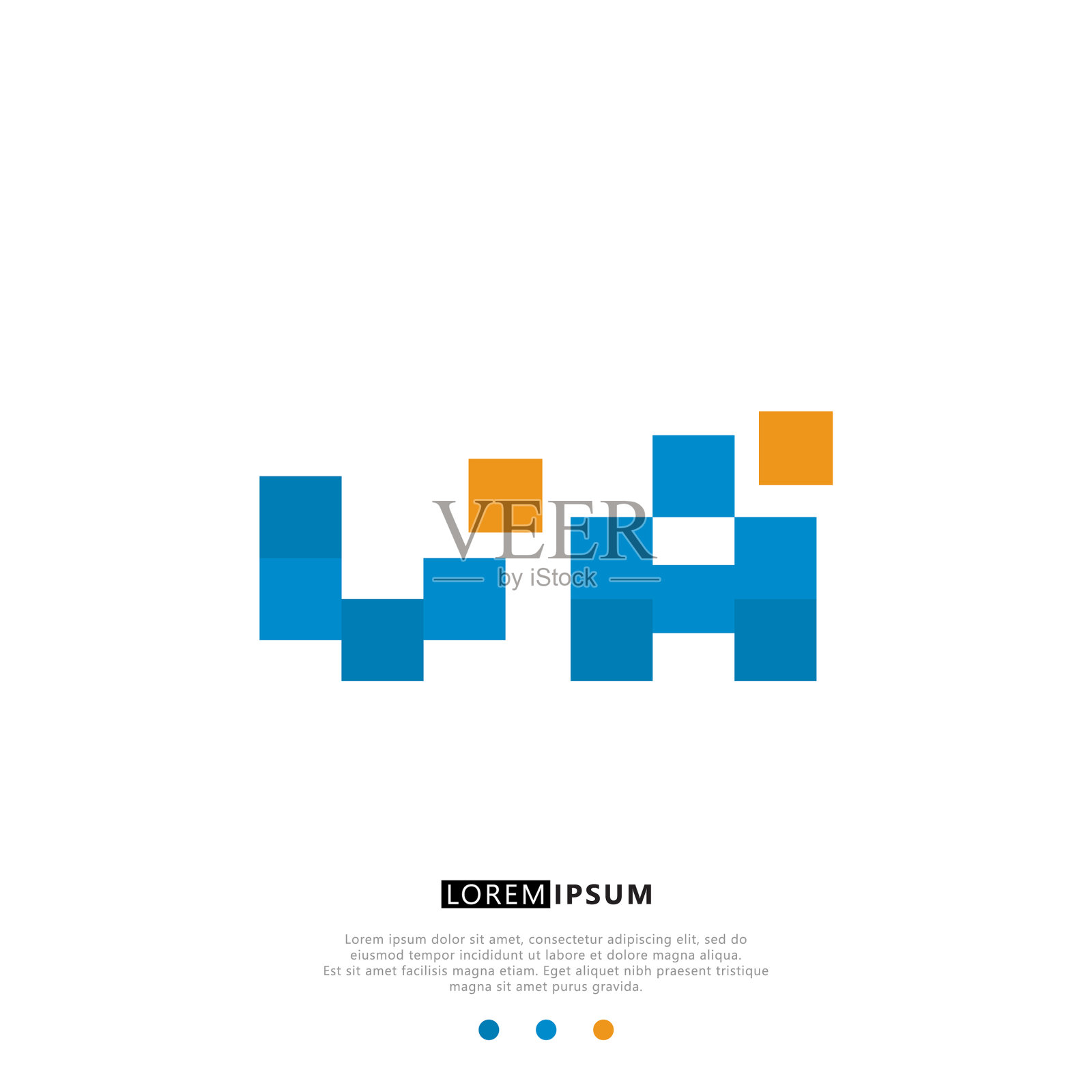 Wa或aw标志字母初始设计模板插画图片素材