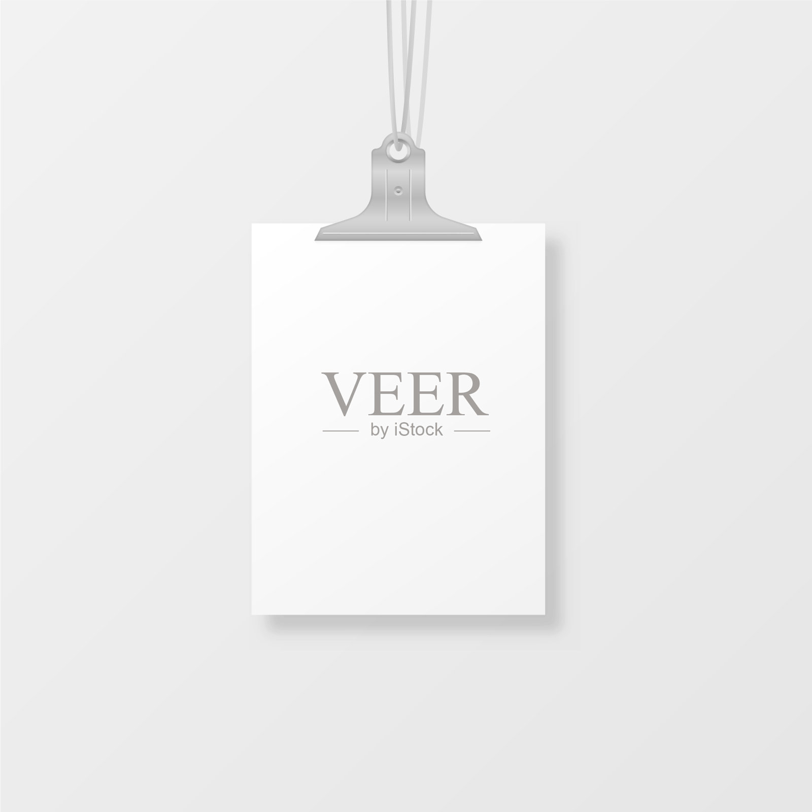 空白海报挂插画图片素材