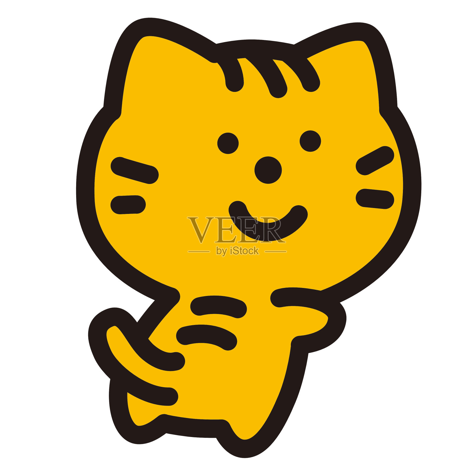 可爱的猫插画图片素材