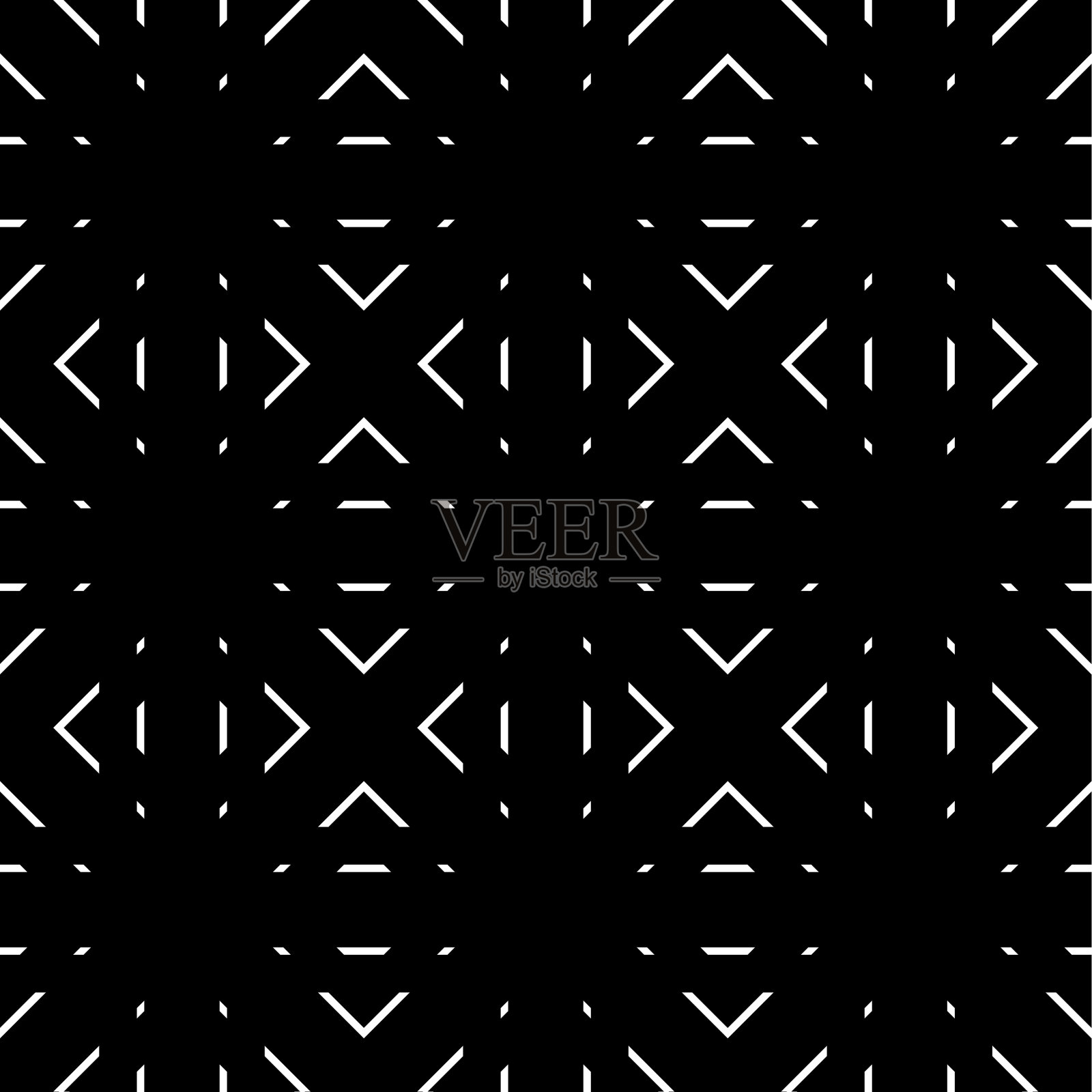 设计无缝单色光栅图案插画图片素材