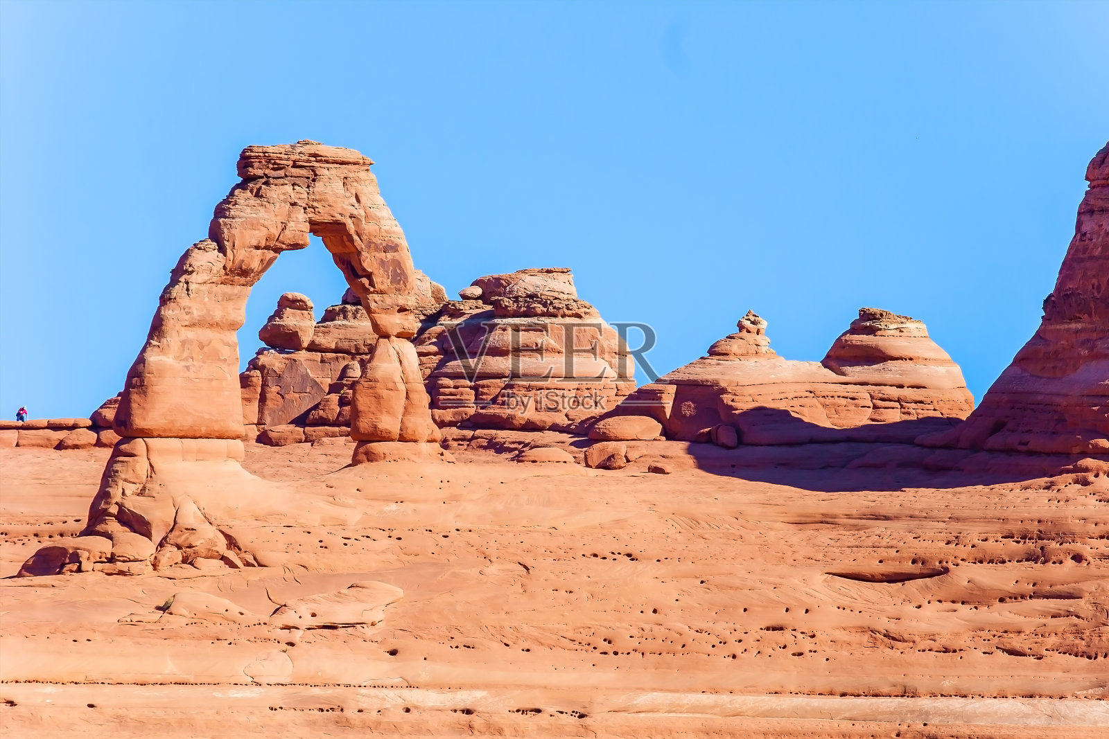 精致的拱门。风景如画的砂岩照片摄影图片