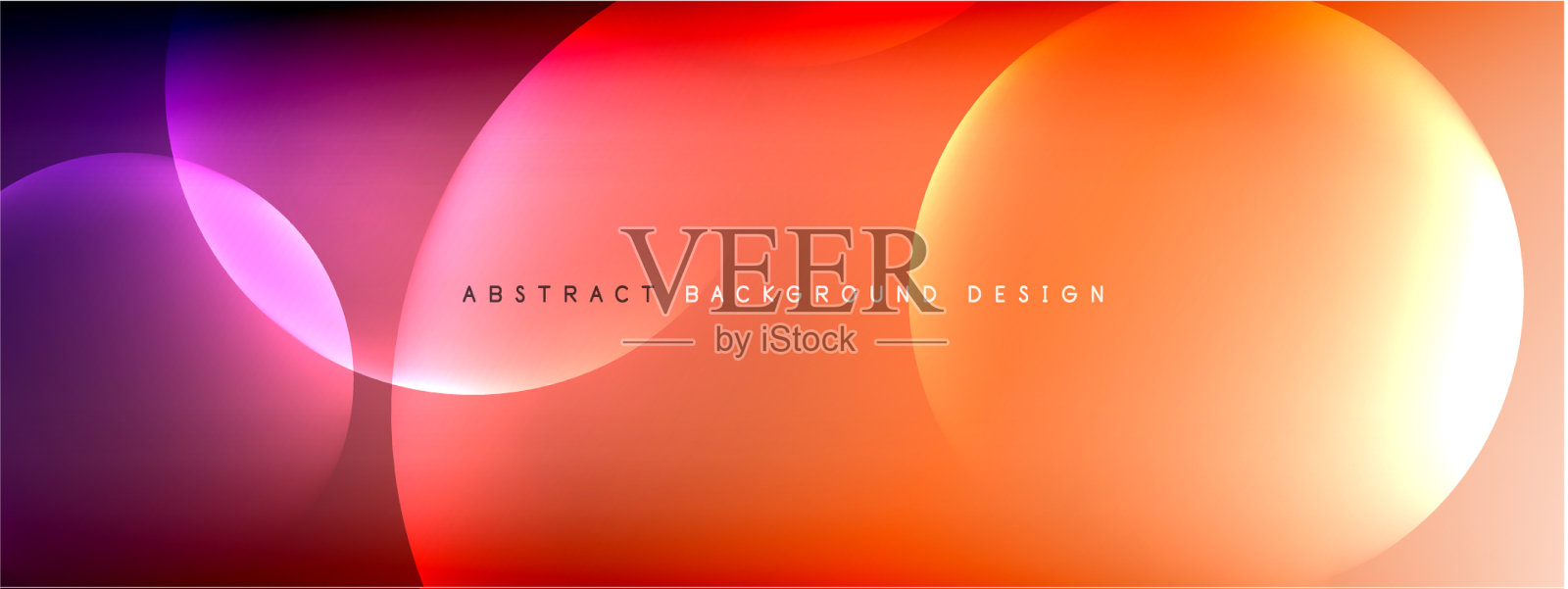 摘要背景液体气泡圈插画图片素材