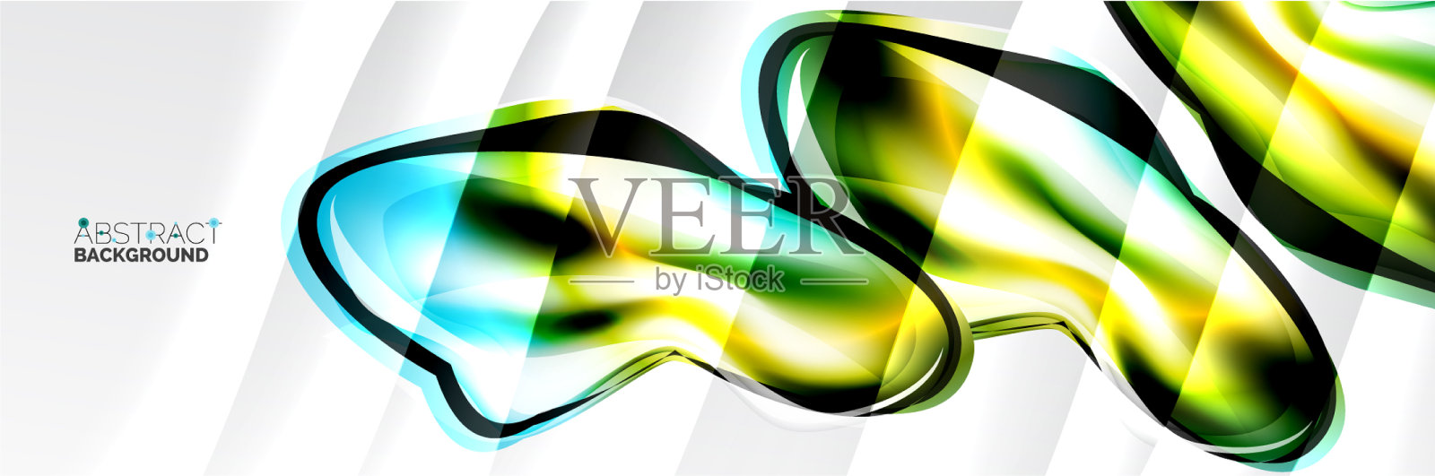 摘要背景流动式液体插画图片素材