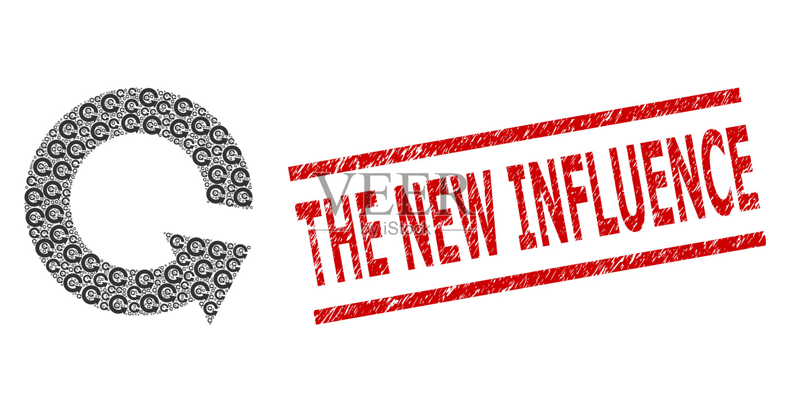 旋转CCW递归组合旋转CCW插画图片素材