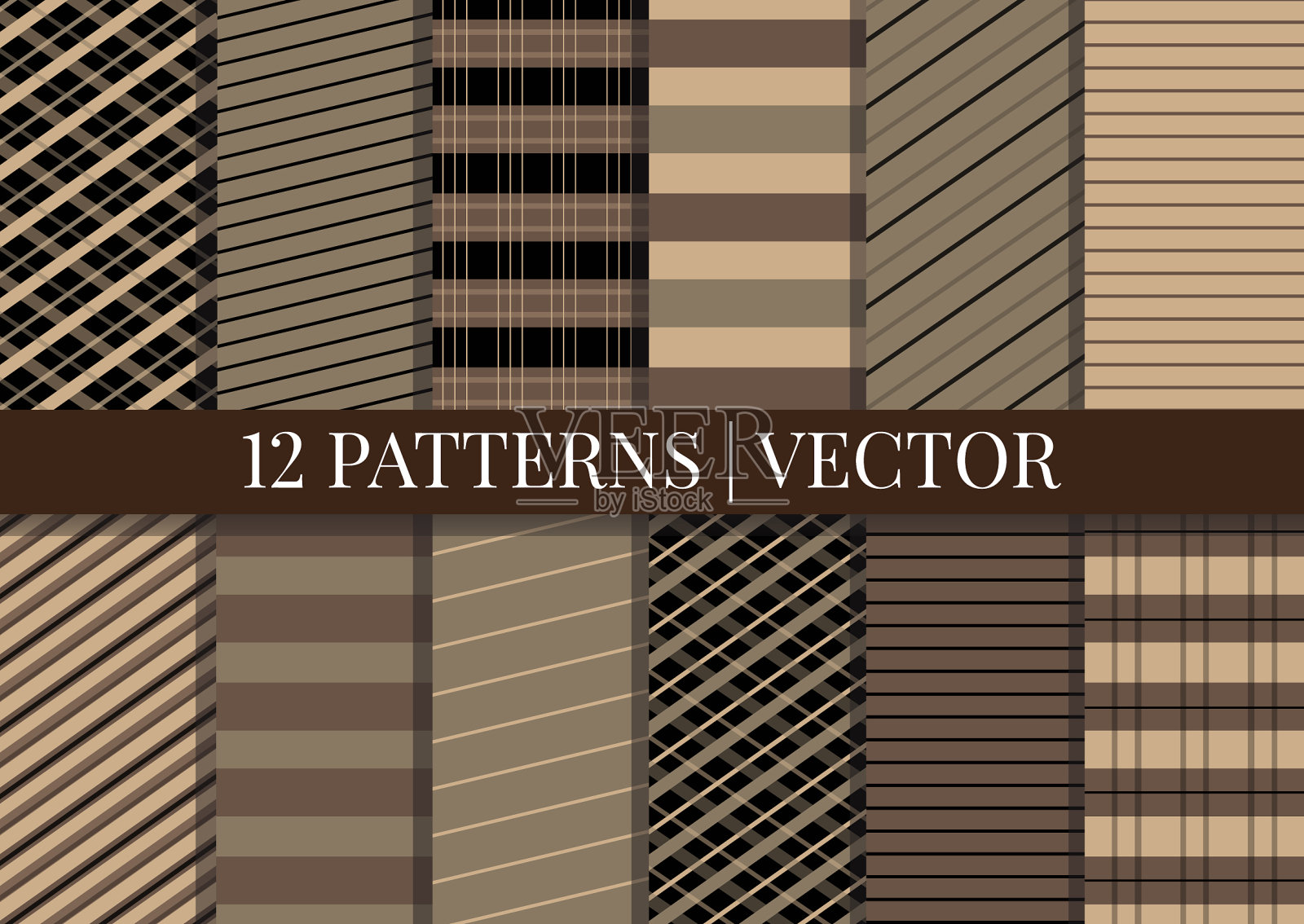 图案设置织物纹理图案瓷砖插画图片素材