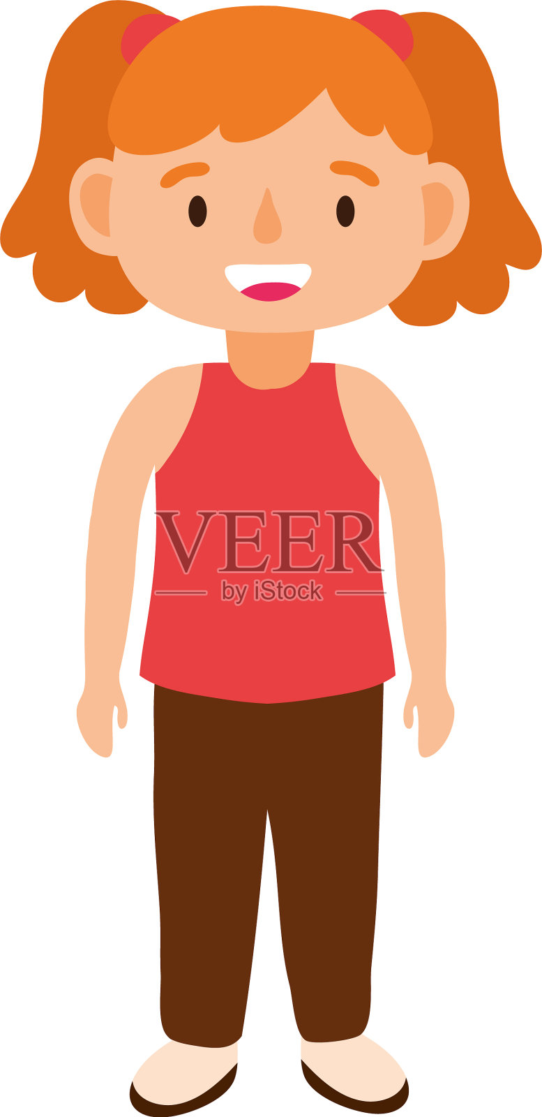 小女生的化身设计元素图片