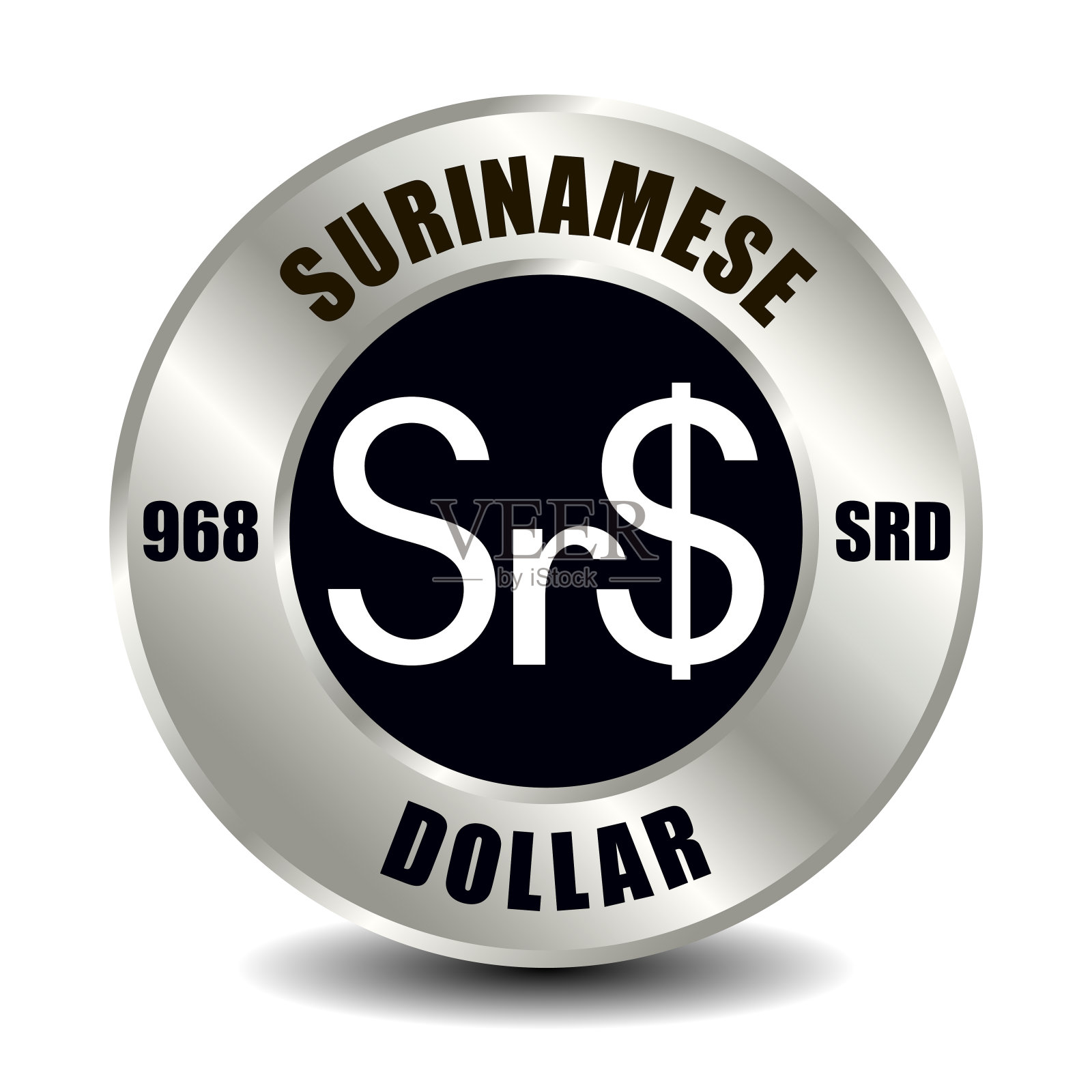 苏里南的美元阶跃恢复二极管插画图片素材