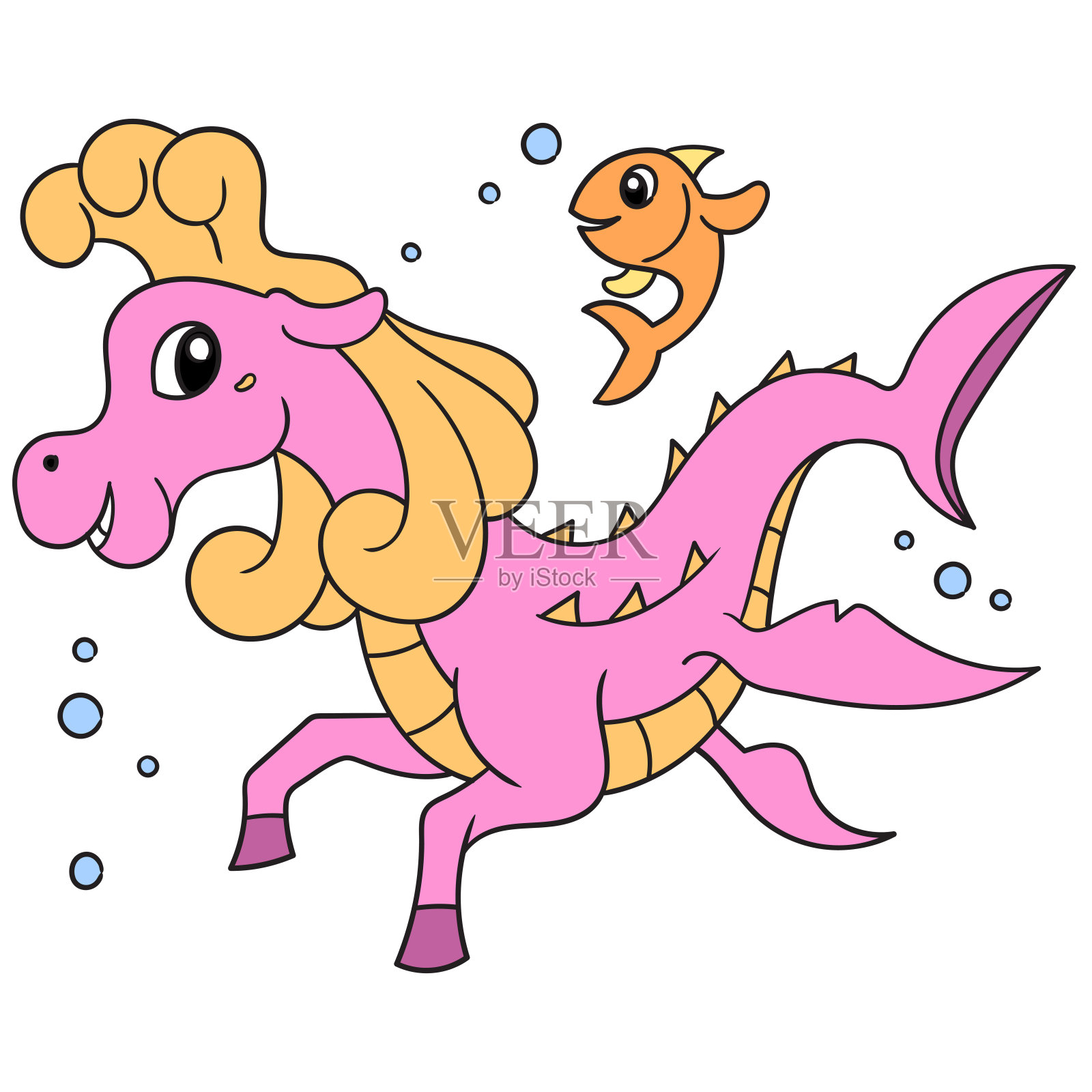 卡通卡瓦伊插画图片素材