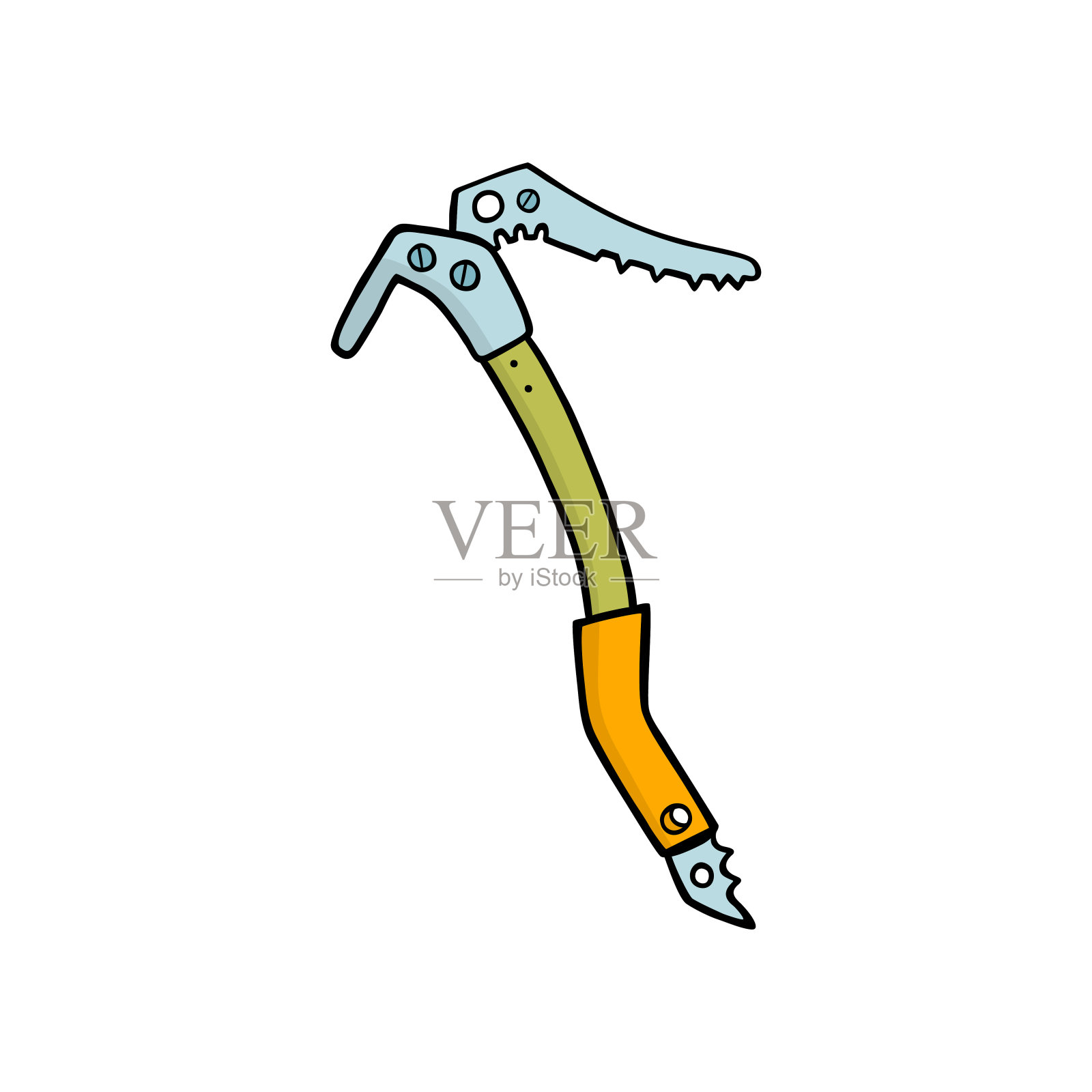 1310. i013.003.p.m001.c20。山徒步旅行插画图片素材