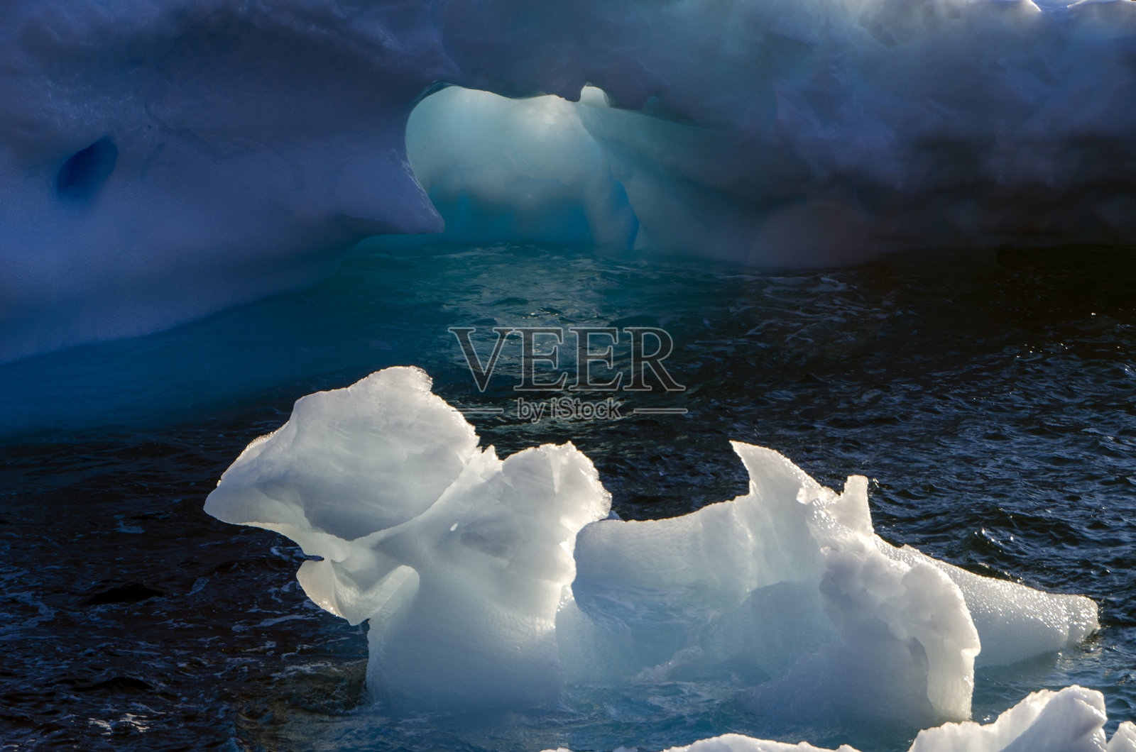 冰山的冰的细节照片摄影图片