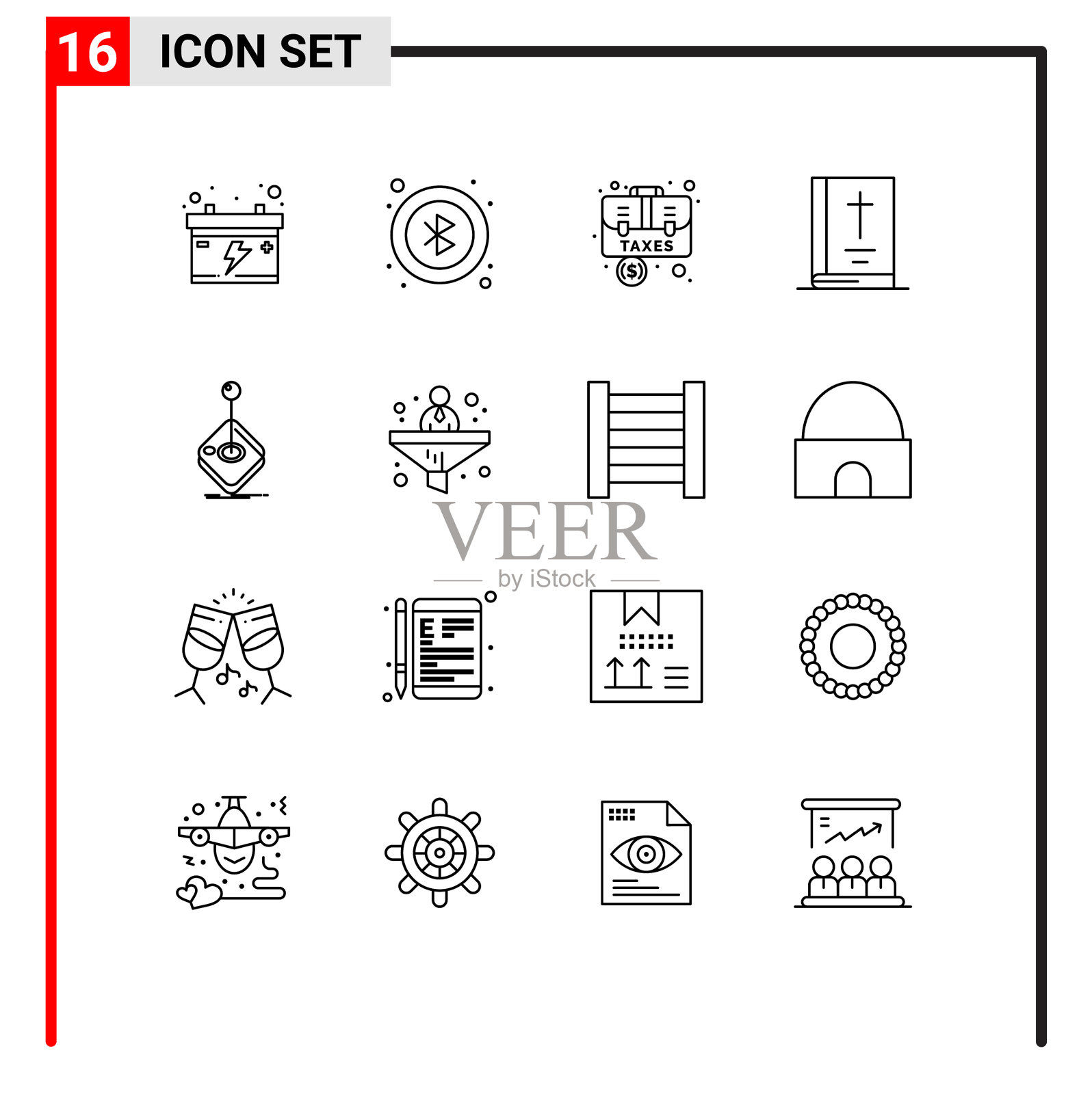 用户界面包16基本概要插画图片素材