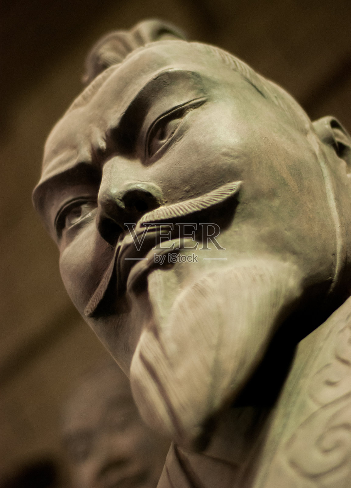 高级兵马俑军官照片摄影图片