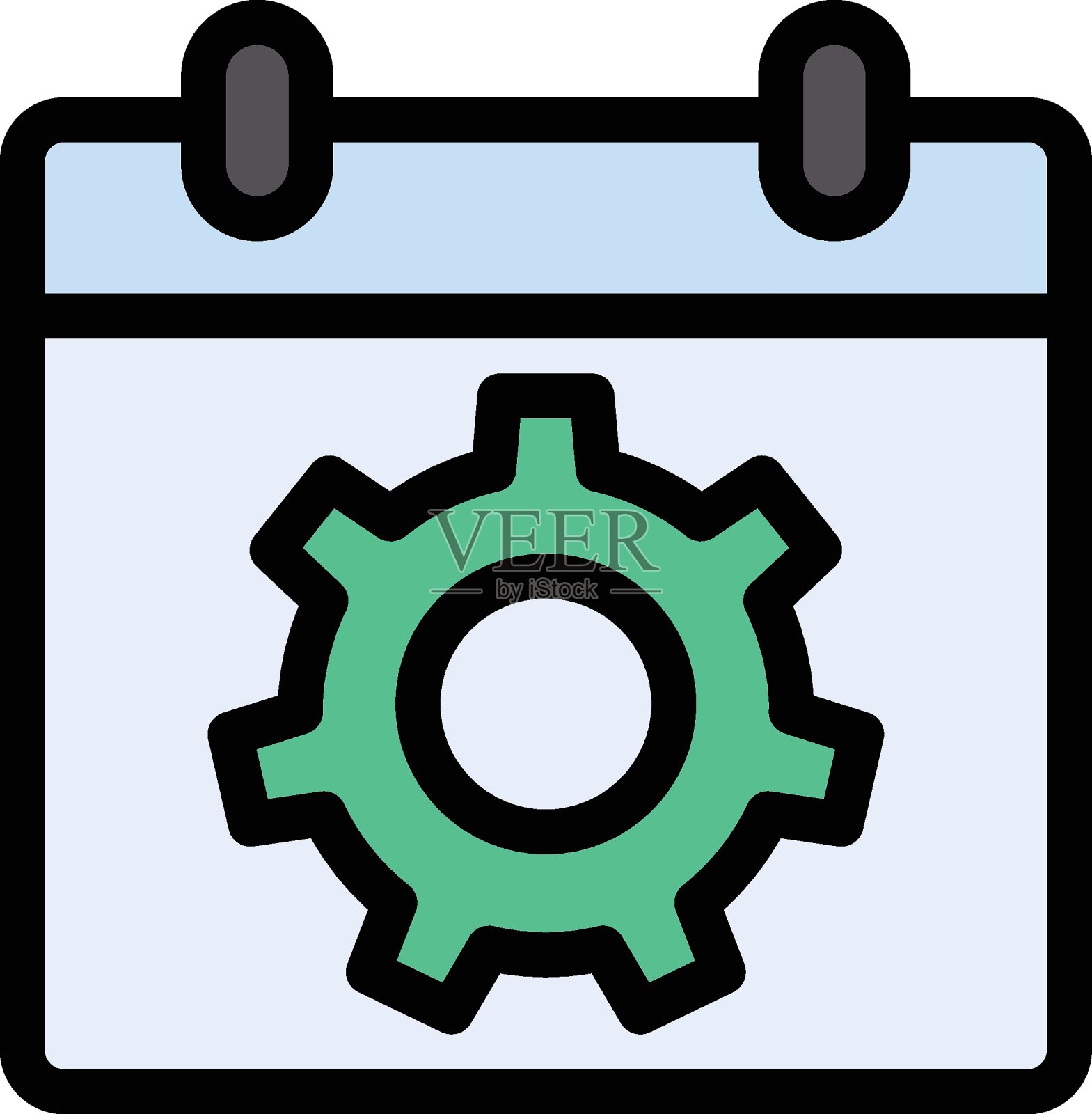 日历设置插画图片素材