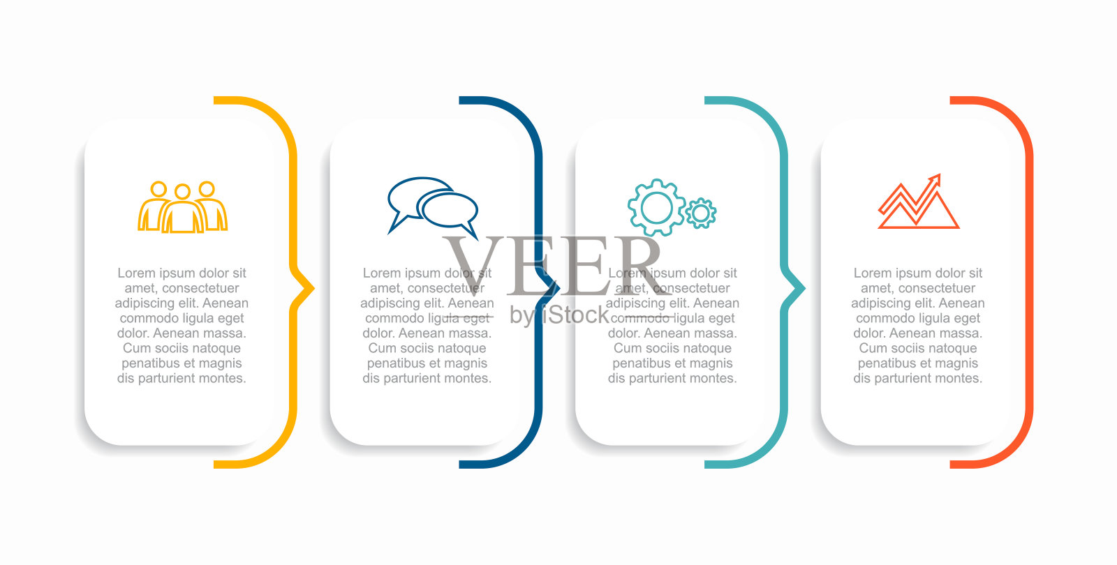 信息图设计模板与地方为您的数据。矢量插图。插画图片素材