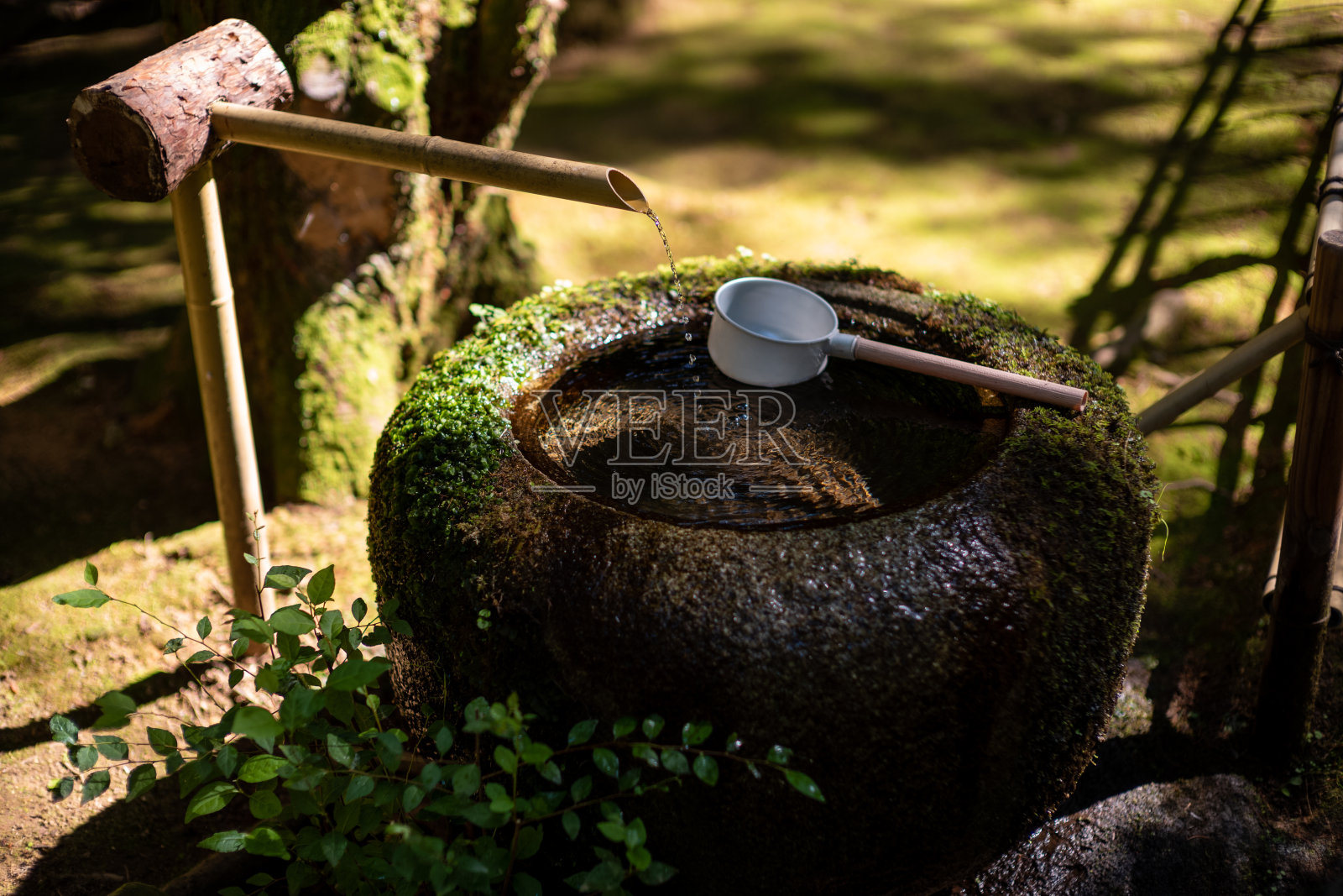 日本旅游，洗手的地方照片摄影图片