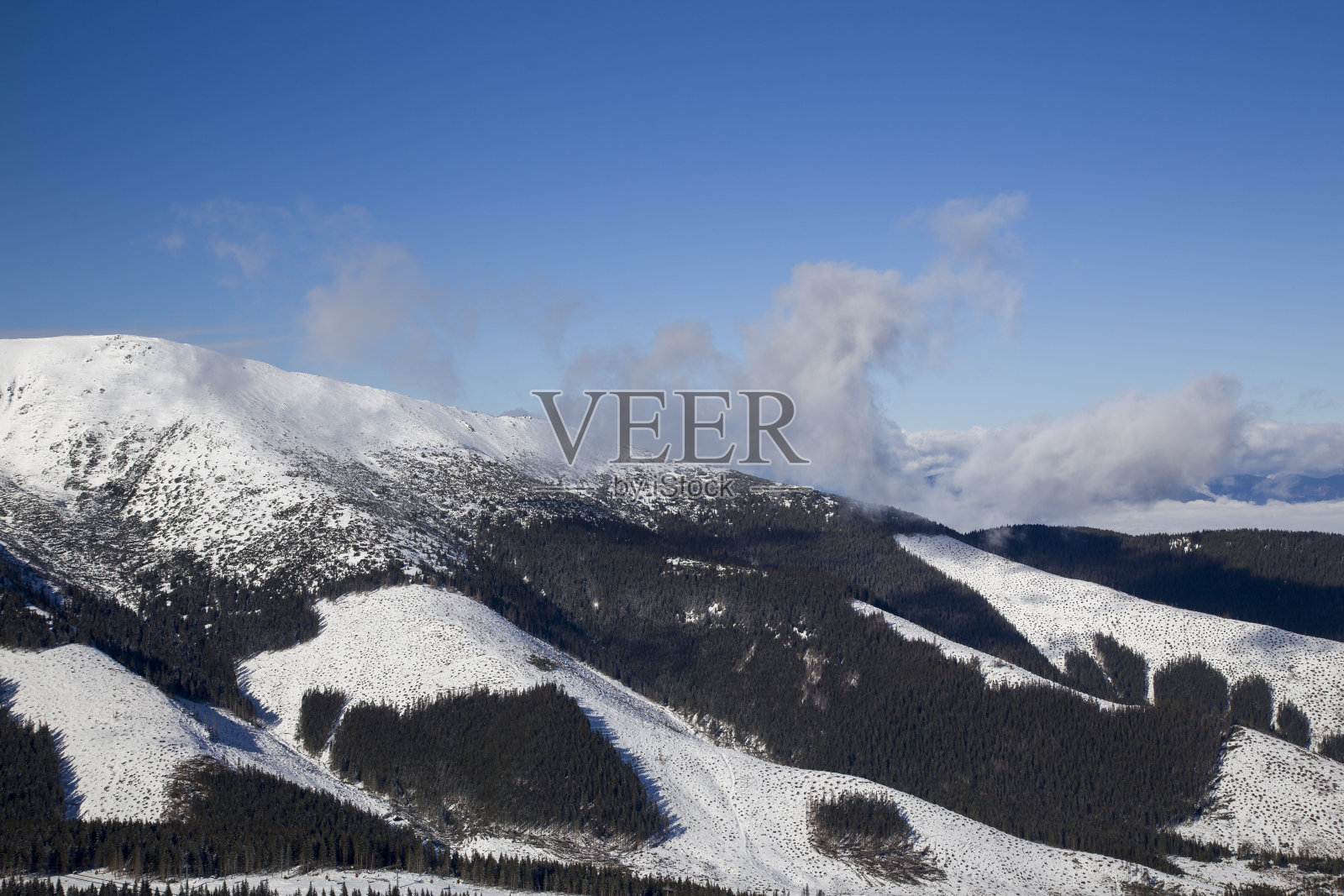 雪山斯洛伐克滑雪冬季雅斯纳欧罗巴照片摄影图片