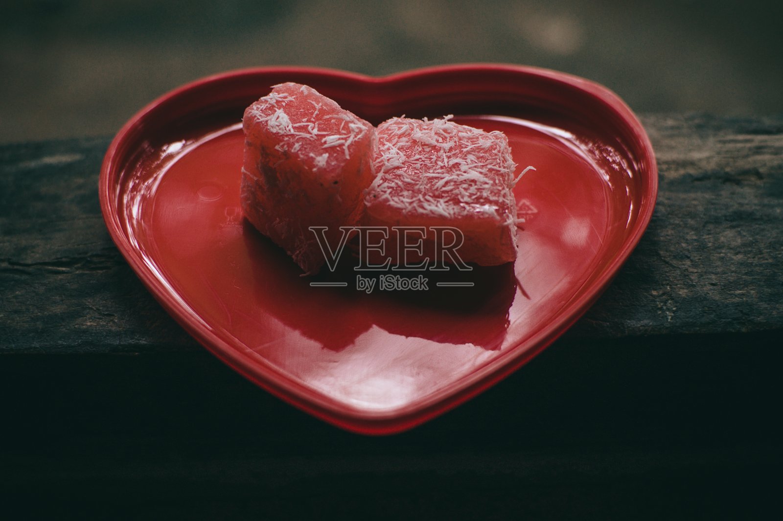 心形的板照片摄影图片