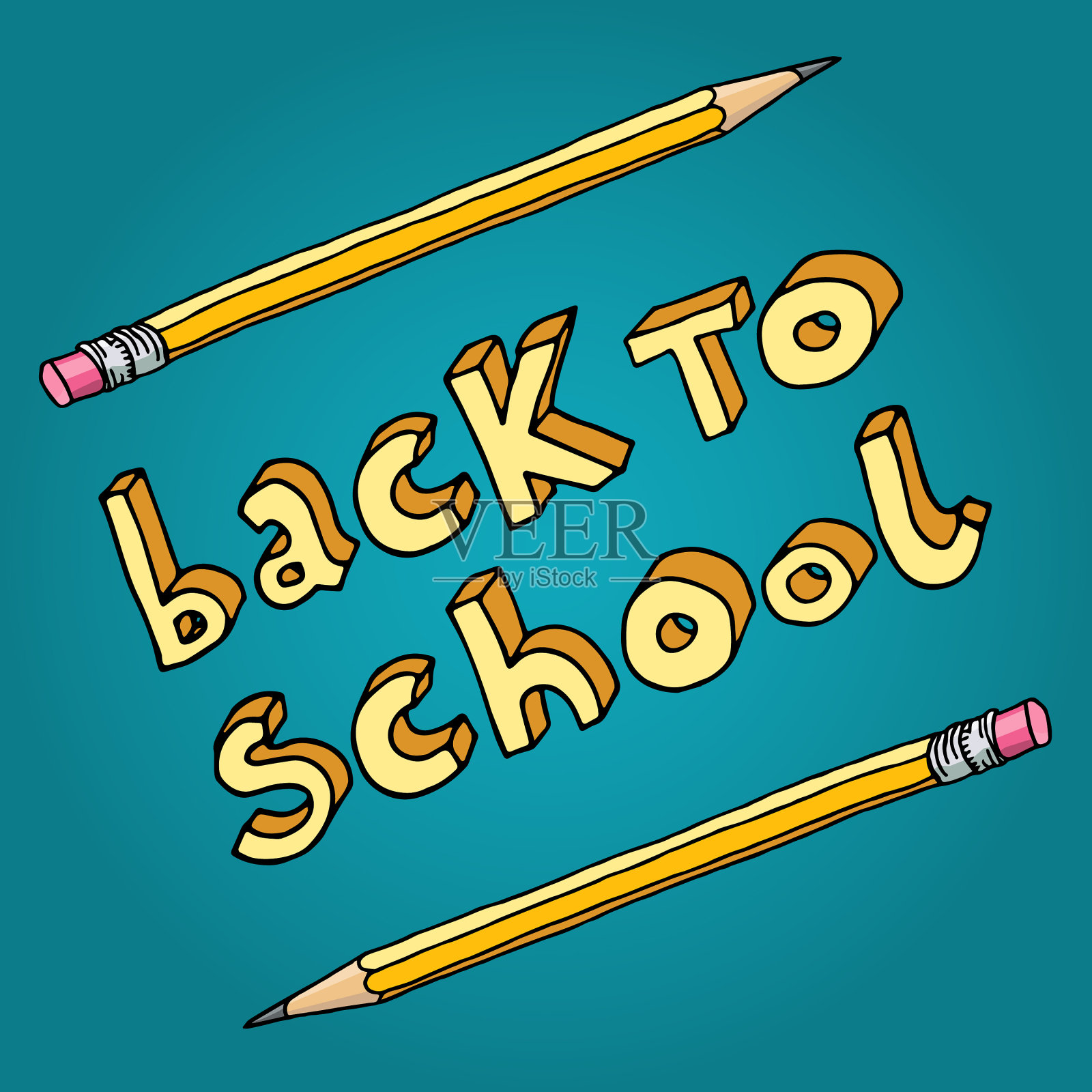 回到学校插画图片素材