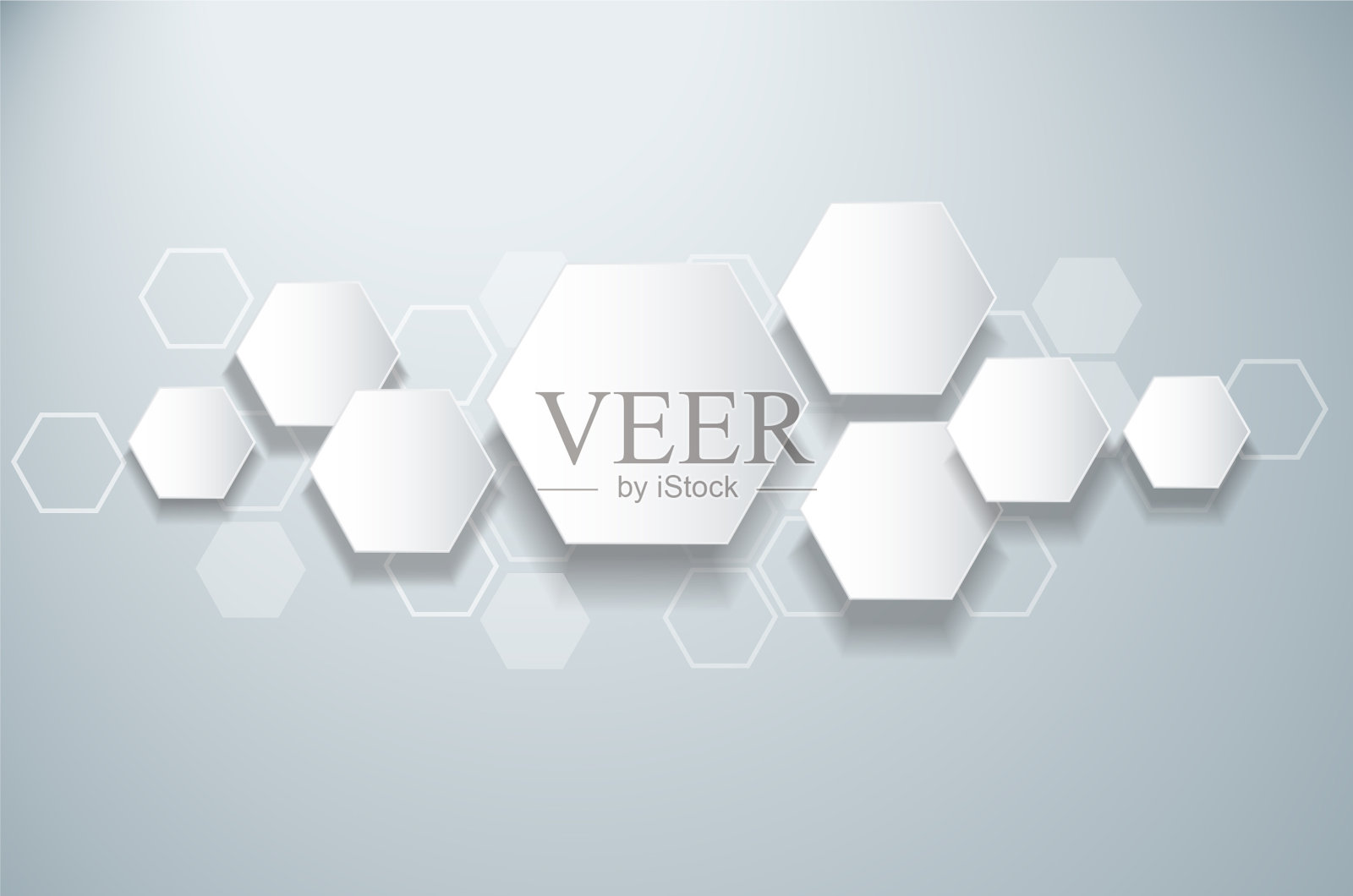 摘要蜂箱六边形空间背景插画图片素材