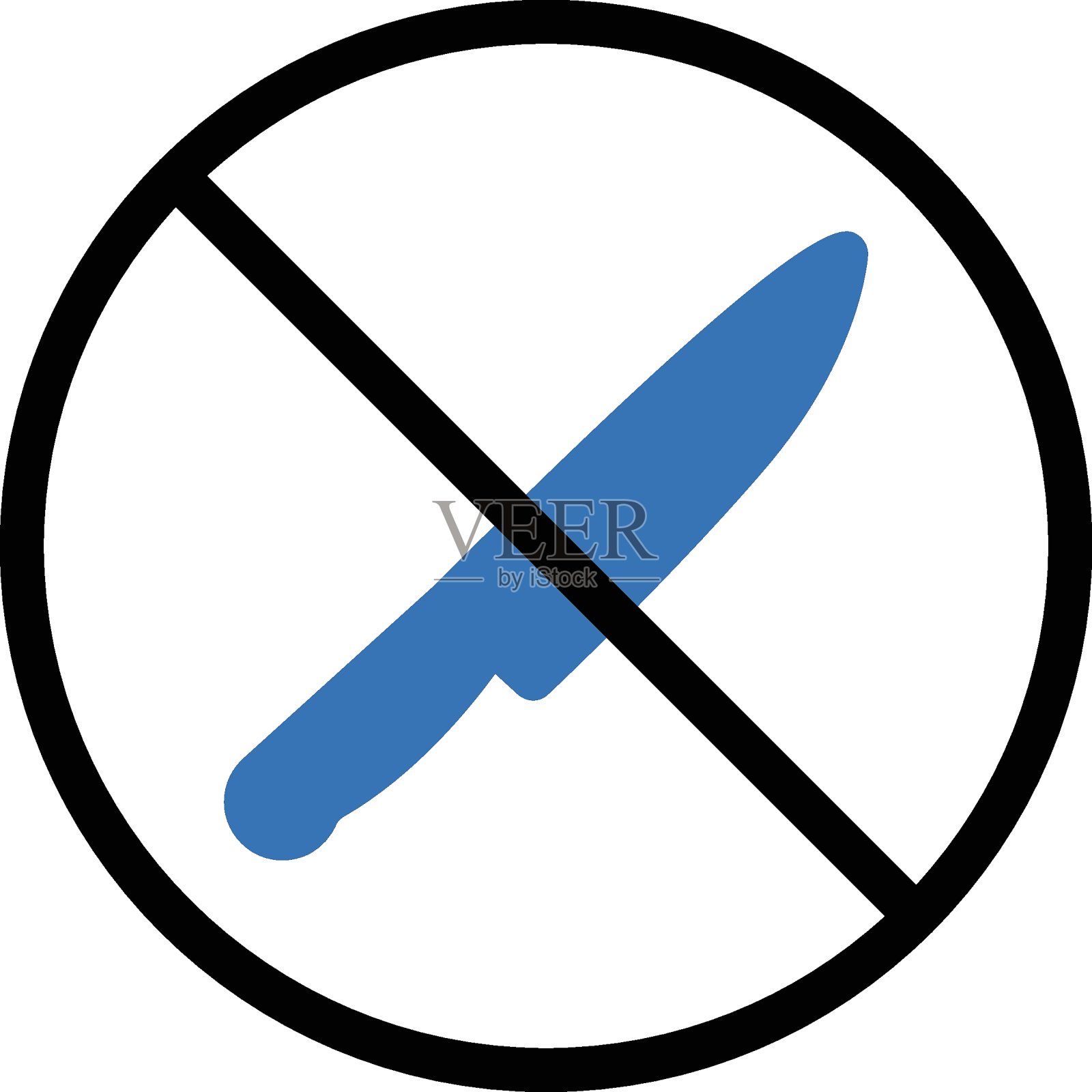 停止插画图片素材