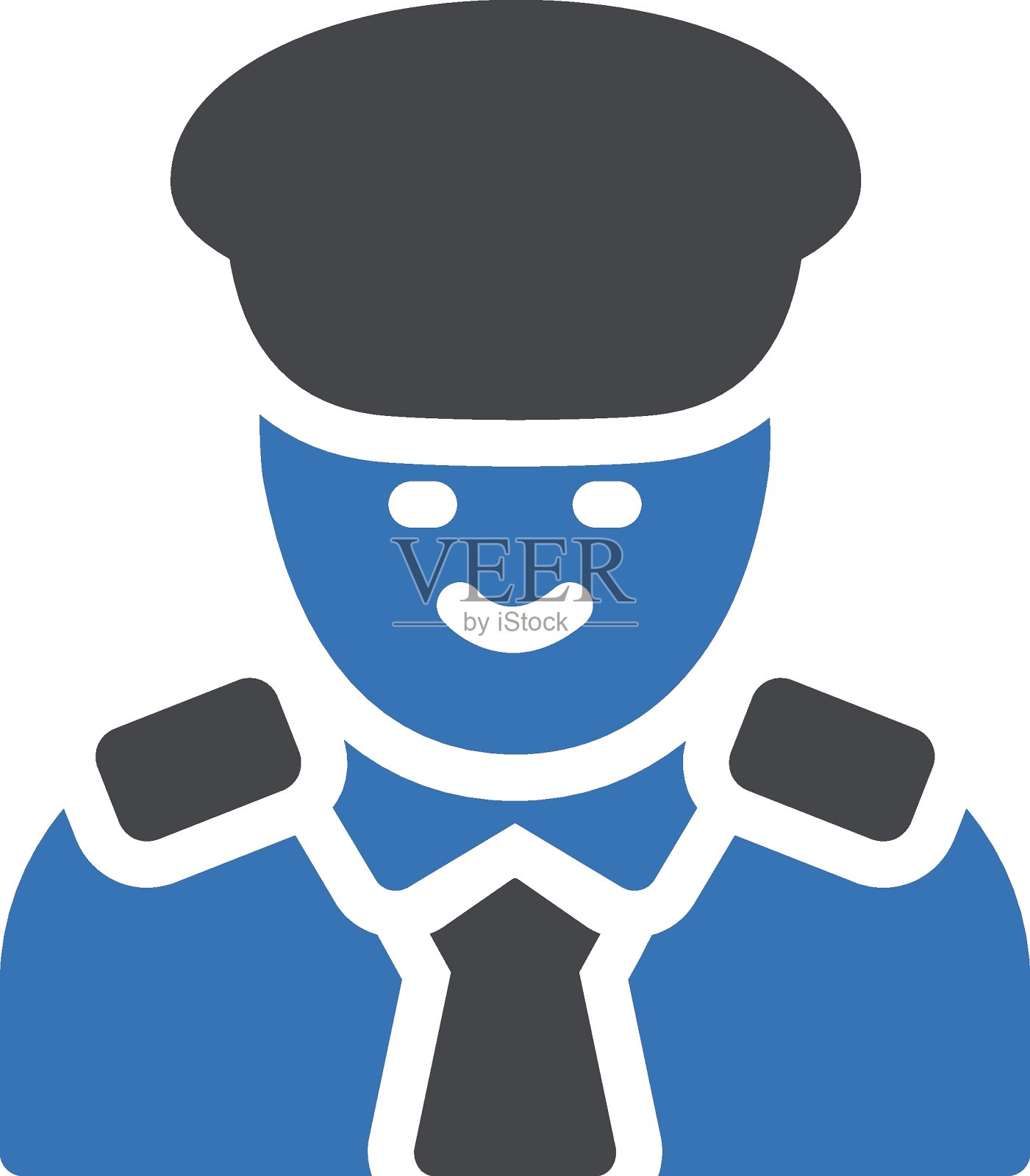 警卫插画图片素材