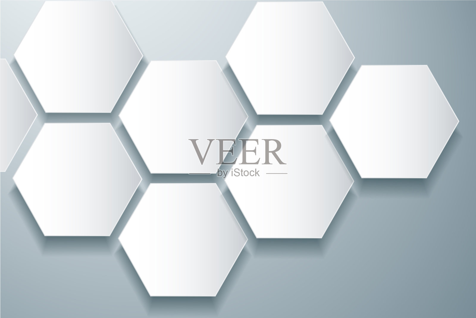 摘要蜂箱六边形空间背景插画图片素材